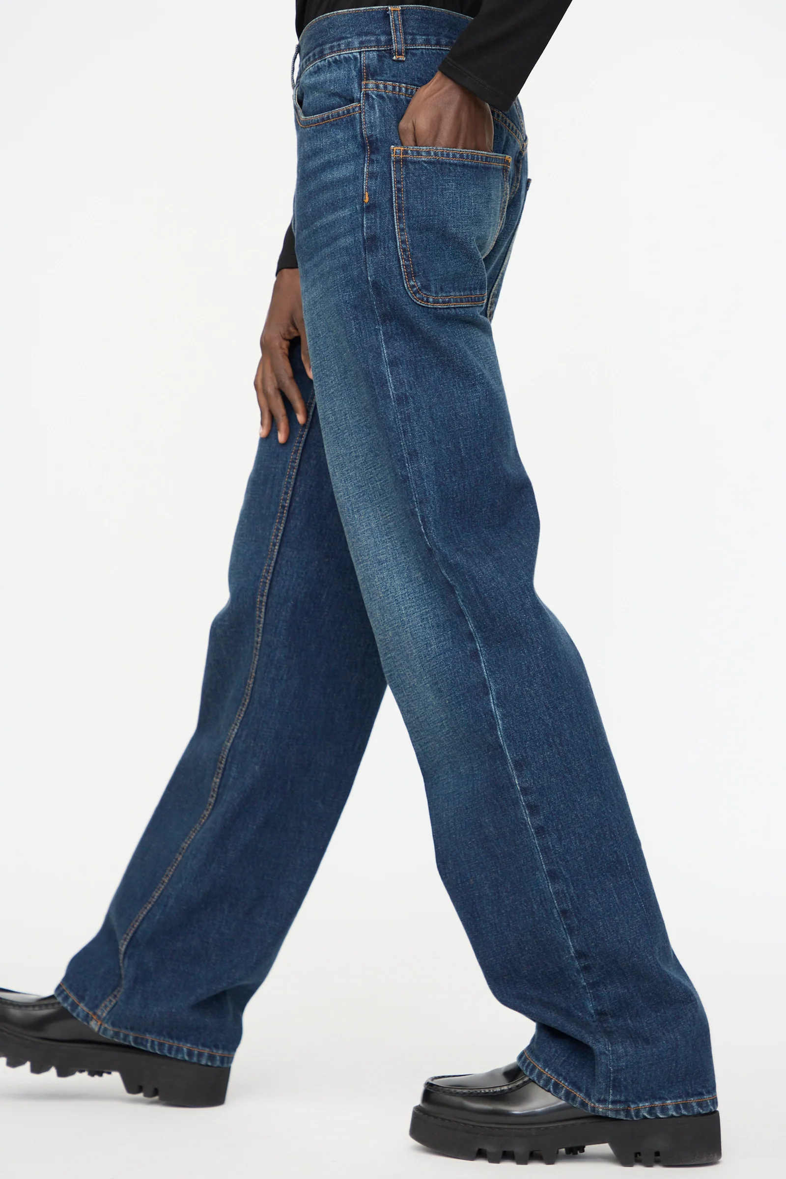 Japanese Denim Alta Jeans in Medium Roast - Image 7