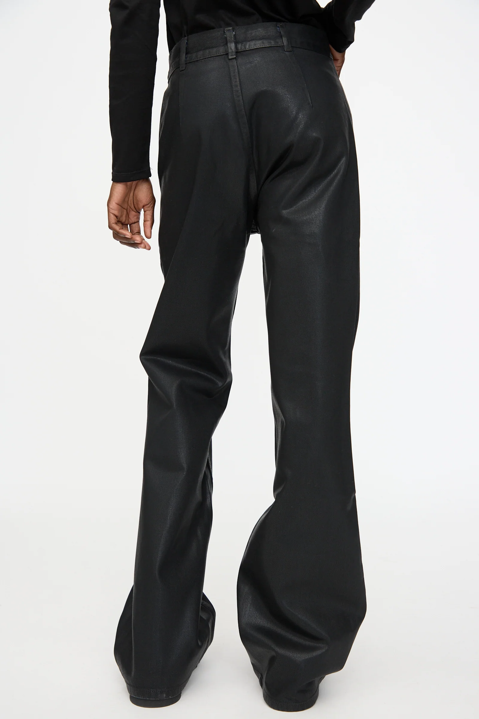 Japanese Denim Les Deux Pants in Black Lacquer - Image 8