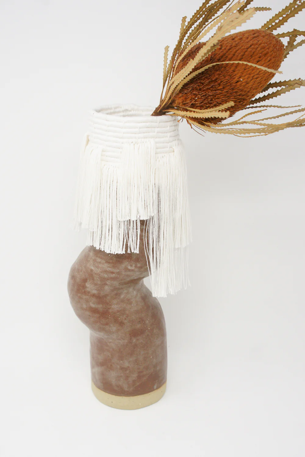 Vessel #722 in Brown/White - Image 4