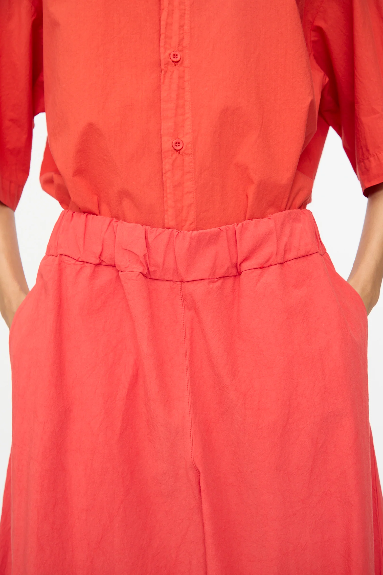 Cotton Sole Pant in Tango - Image 3