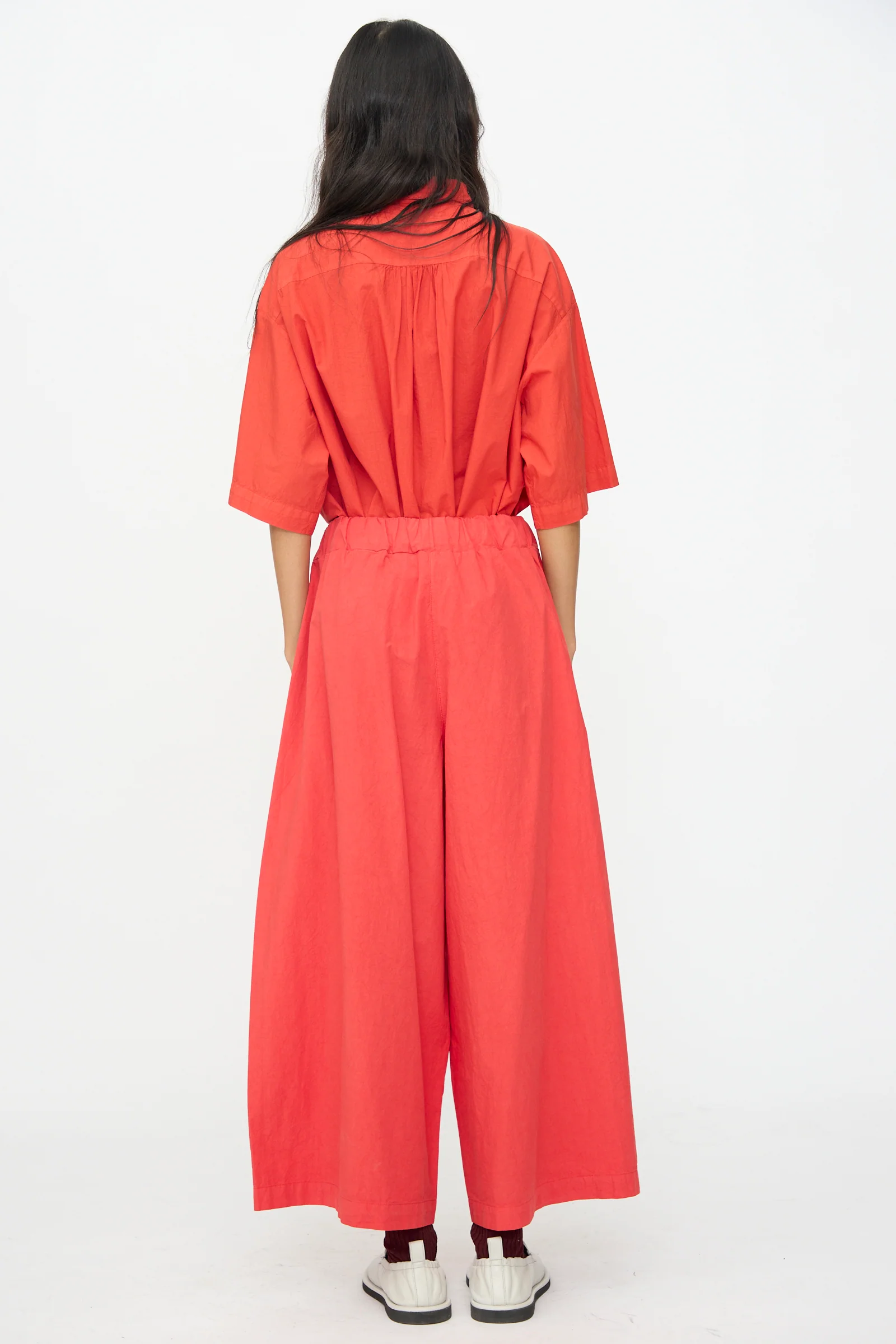 Cotton Sole Pant in Tango - Image 6