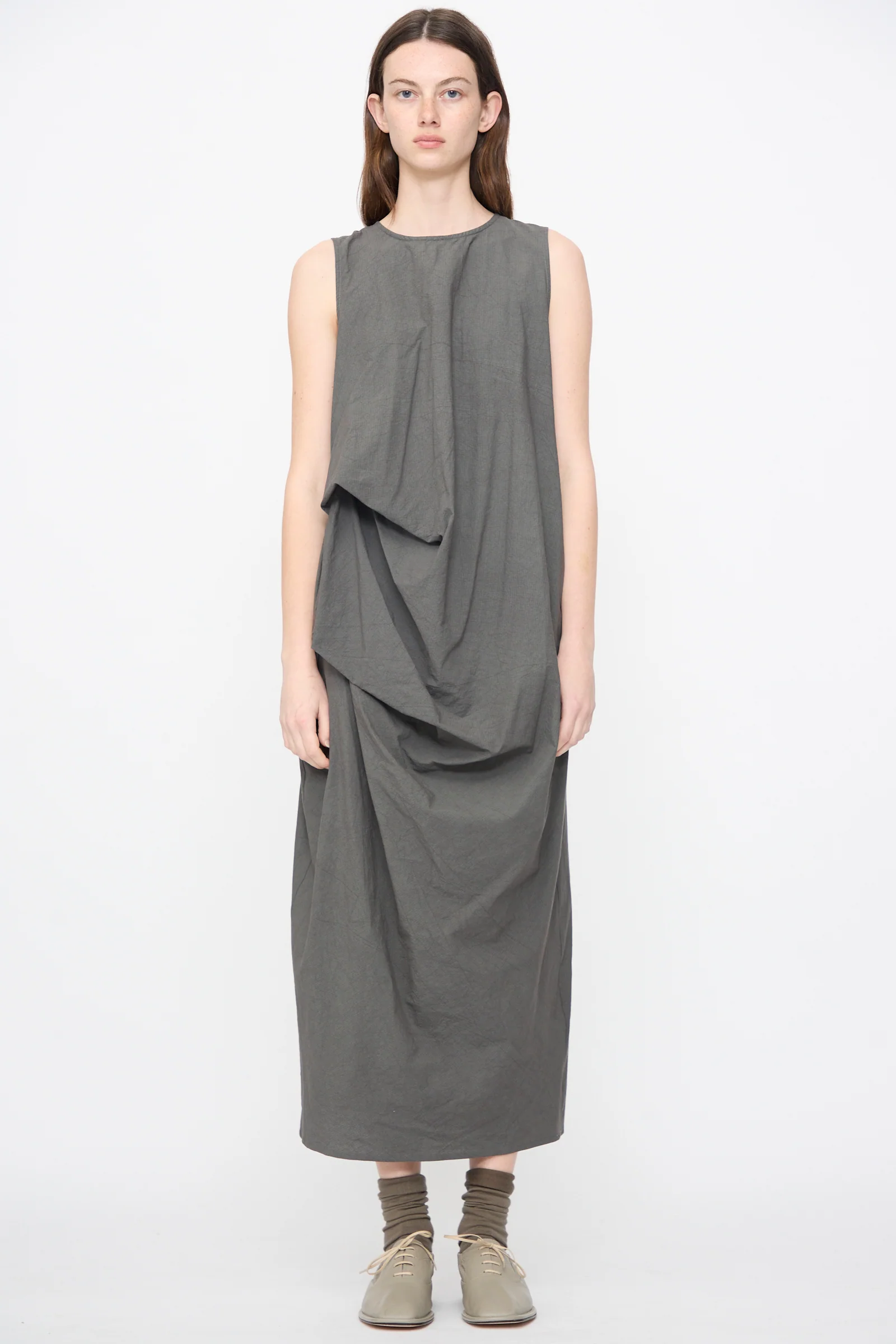Ripstop Dress in Coal - Image 2
