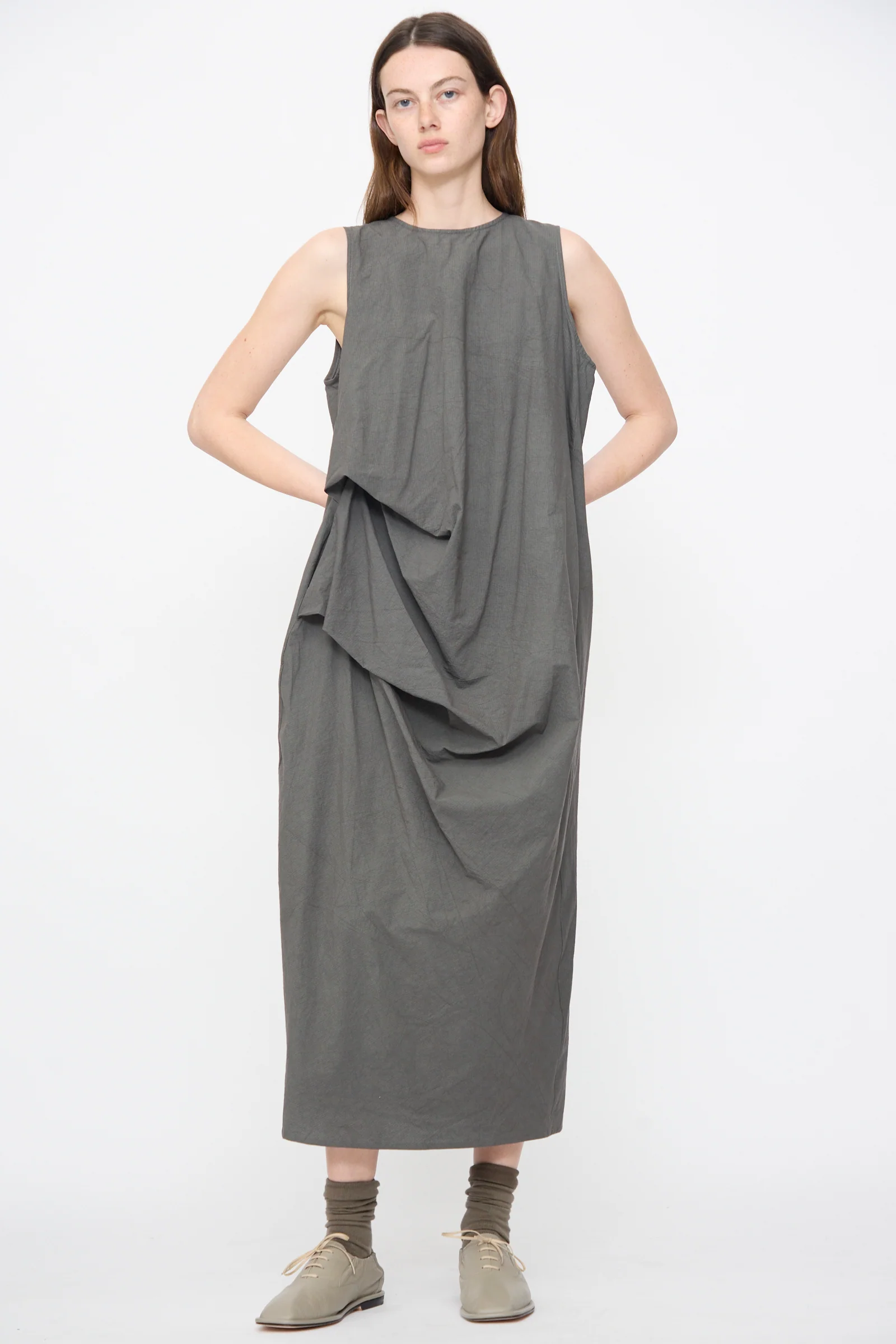 Ripstop Dress in Coal - Image 5