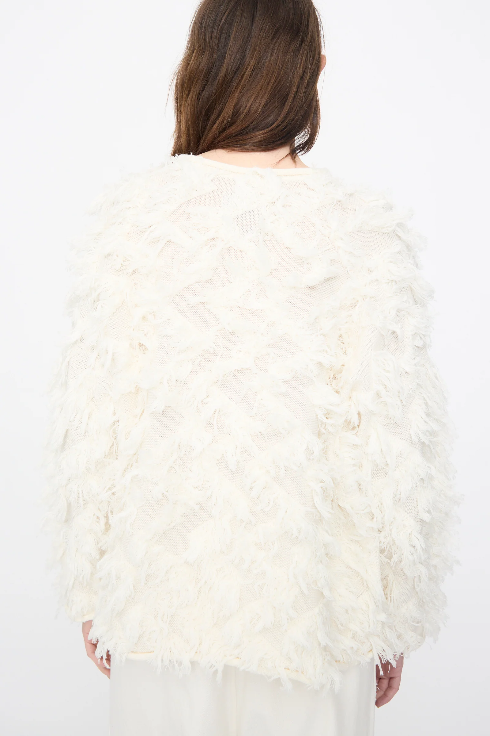 Tufted Pullover in Bone - Image 6