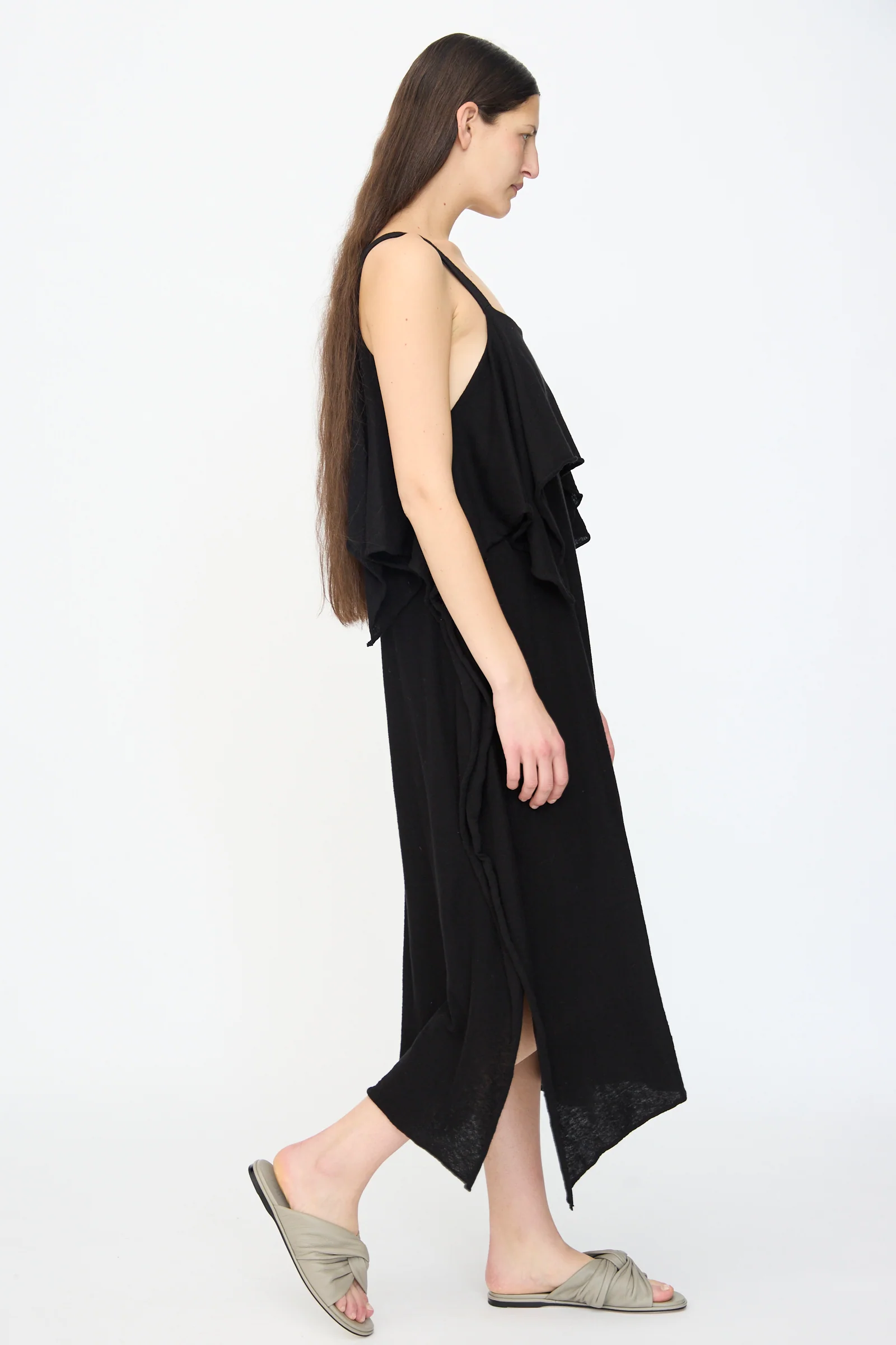 Wave Dress in Black - Image 5