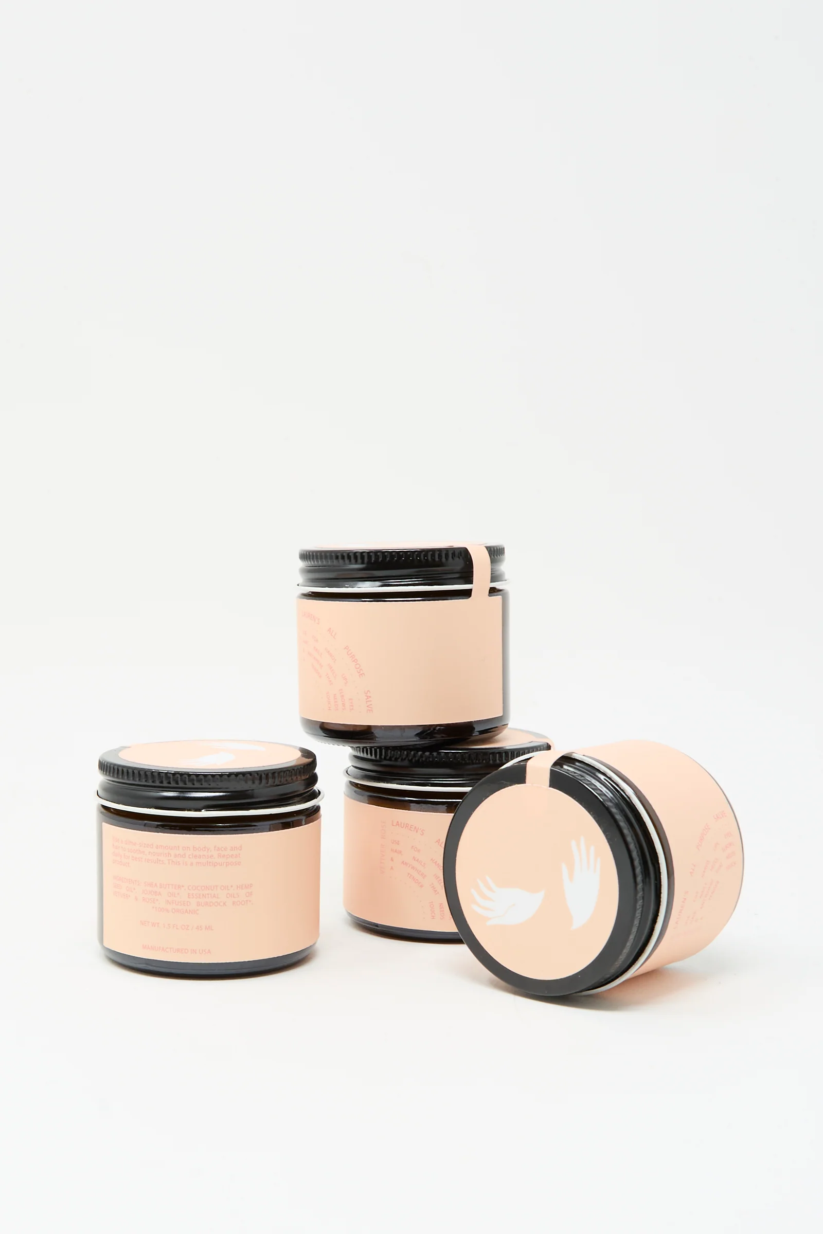 Rose Vetiver Salve 45ml Jar