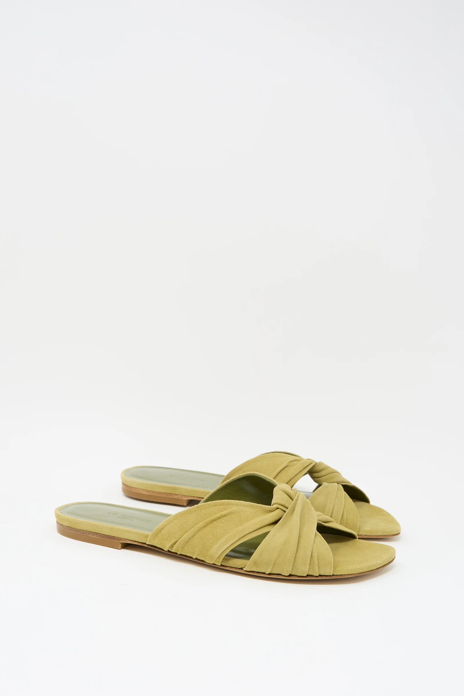 Antonia Flat in Grey Green