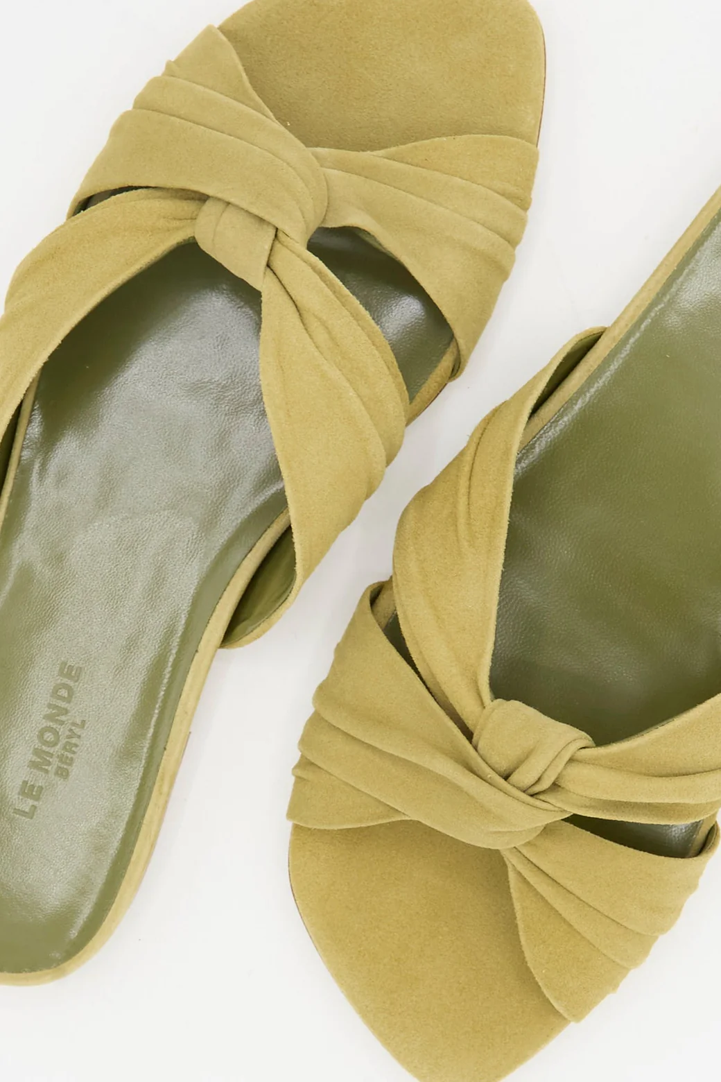 Antonia Flat in Grey Green - Image 5