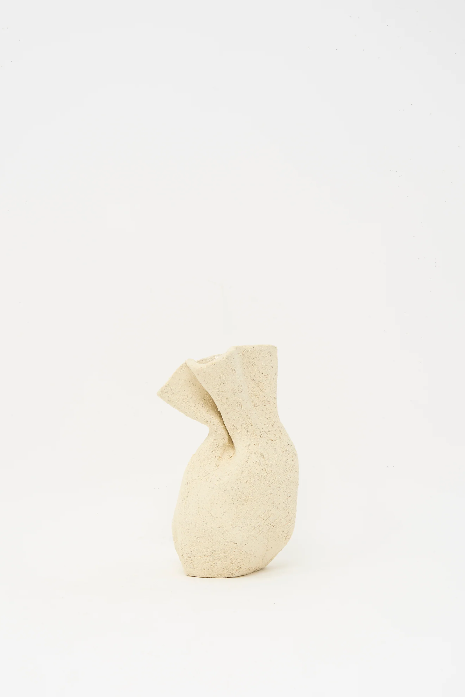 Textured Clay Folded Vessel I - Image 4