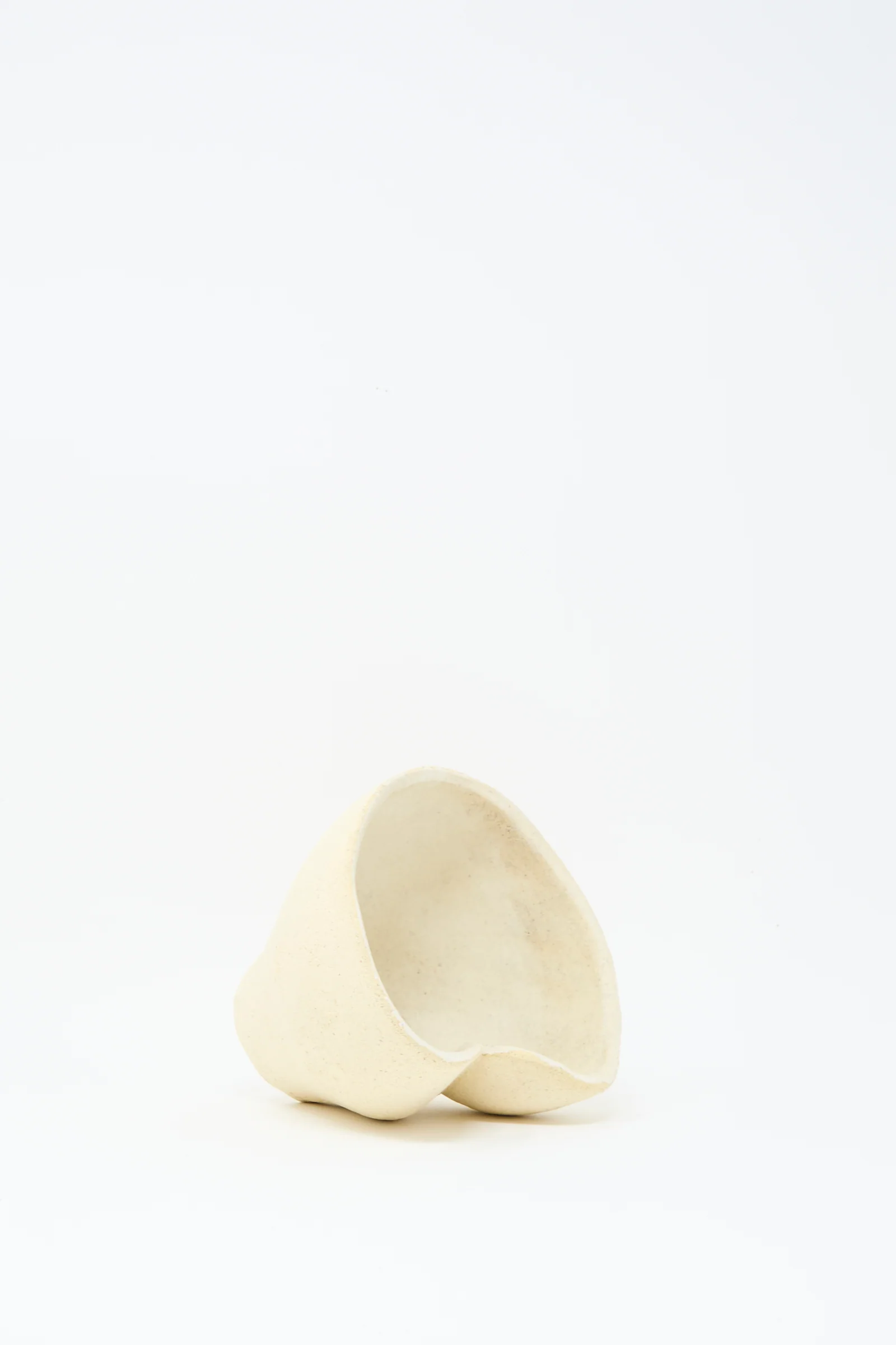Textured Clay Hand Built Bowl - Image 3