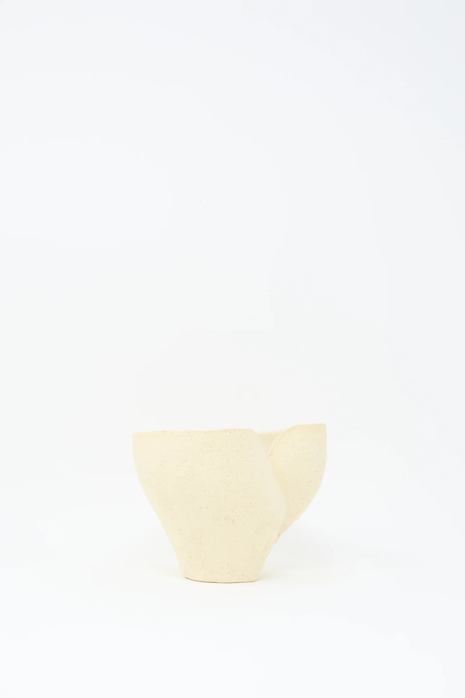 Textured Clay Hand Built Bowl - Image 4