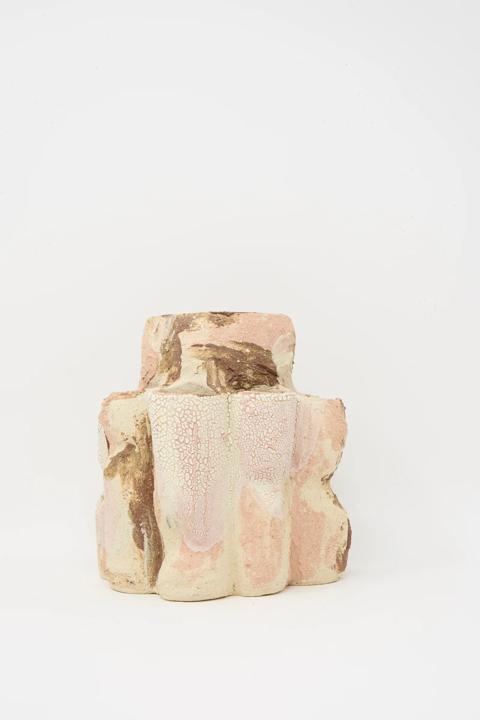 Hand Built Clay Tulipiere Vessel - Image 3