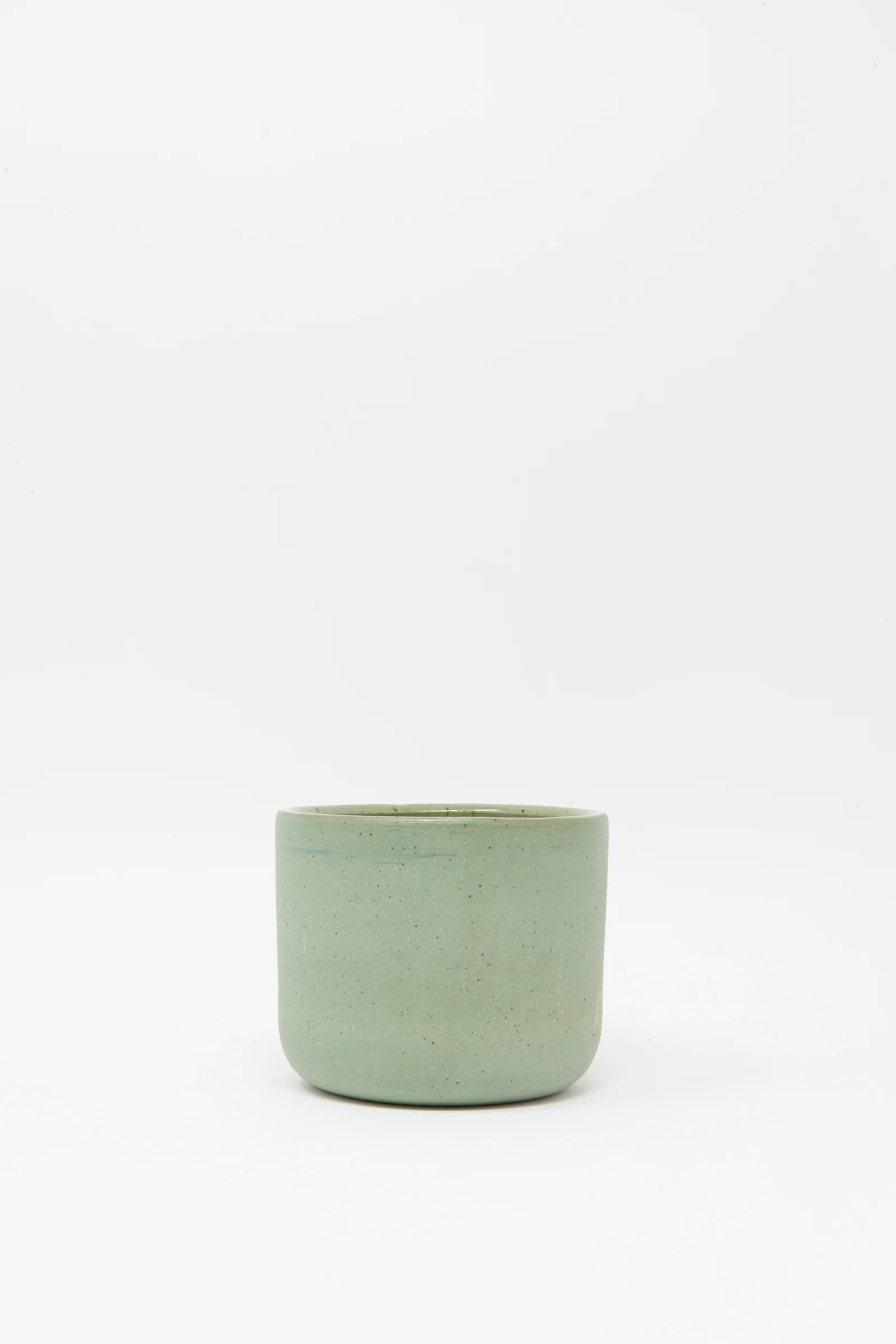 Hand Built Knot Mug in Sage I - Image 5