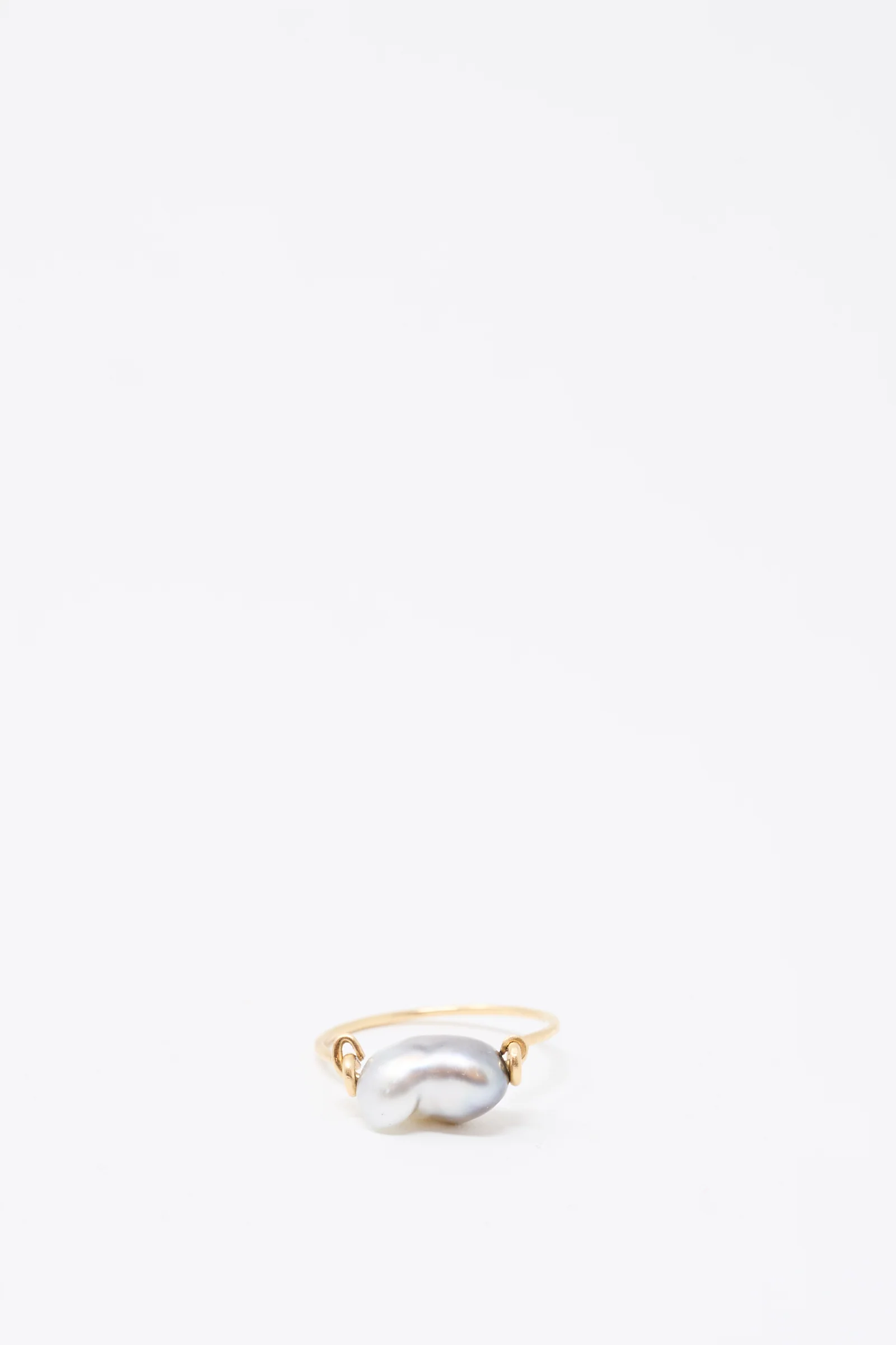 14K Ring in Keshi Pearl - Image 4