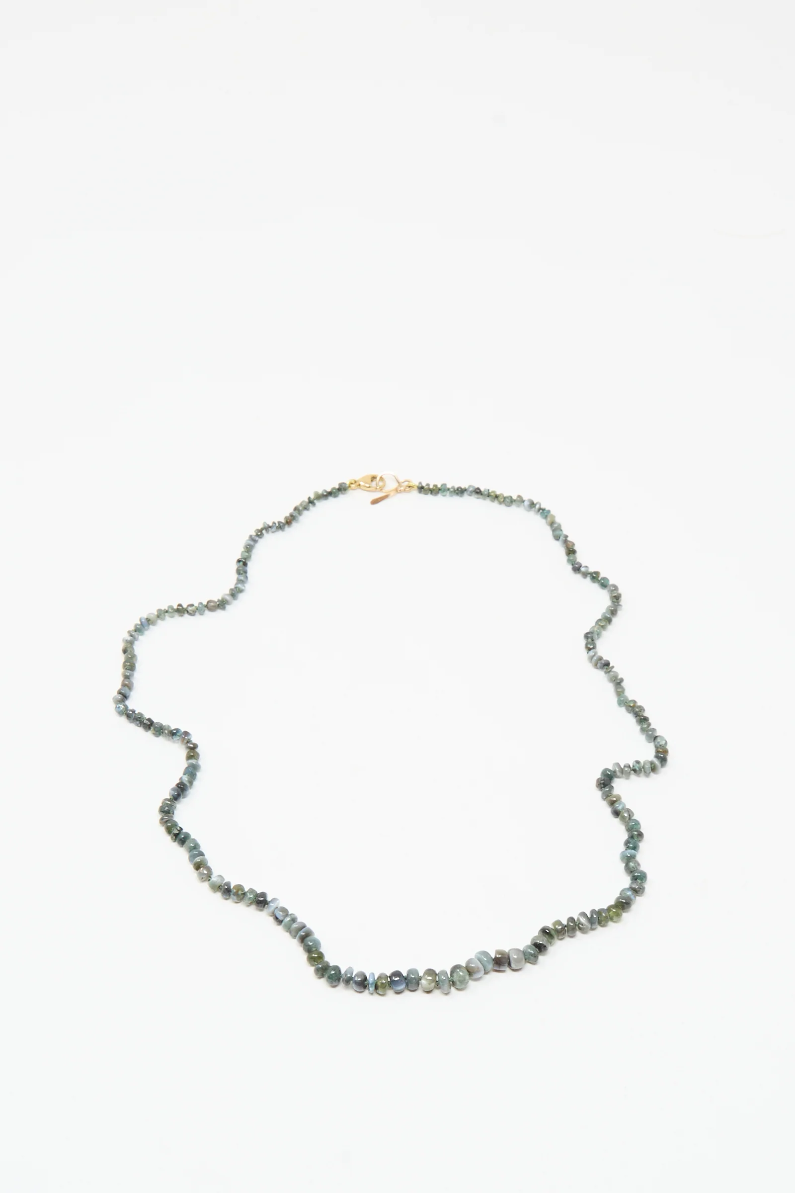14K Stone Layering Necklace in Cat's Eye - Image 2