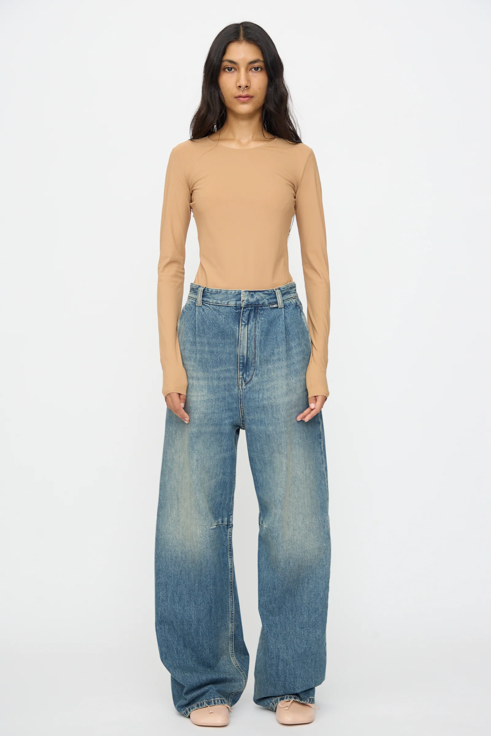 5 Pocket Pants in Blue - Image 4