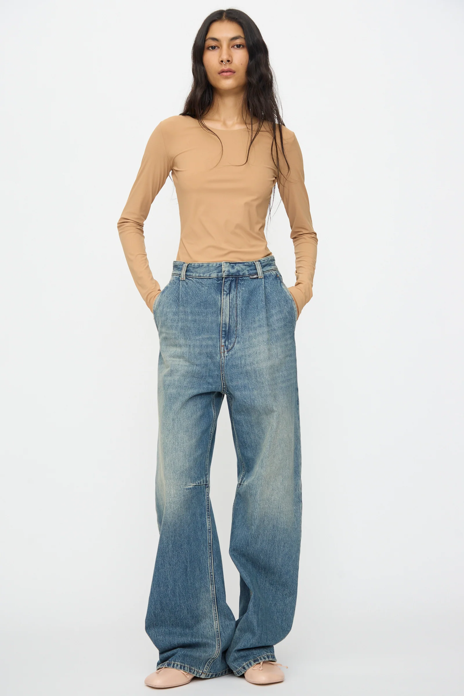 5 Pocket Pants in Blue - Image 6