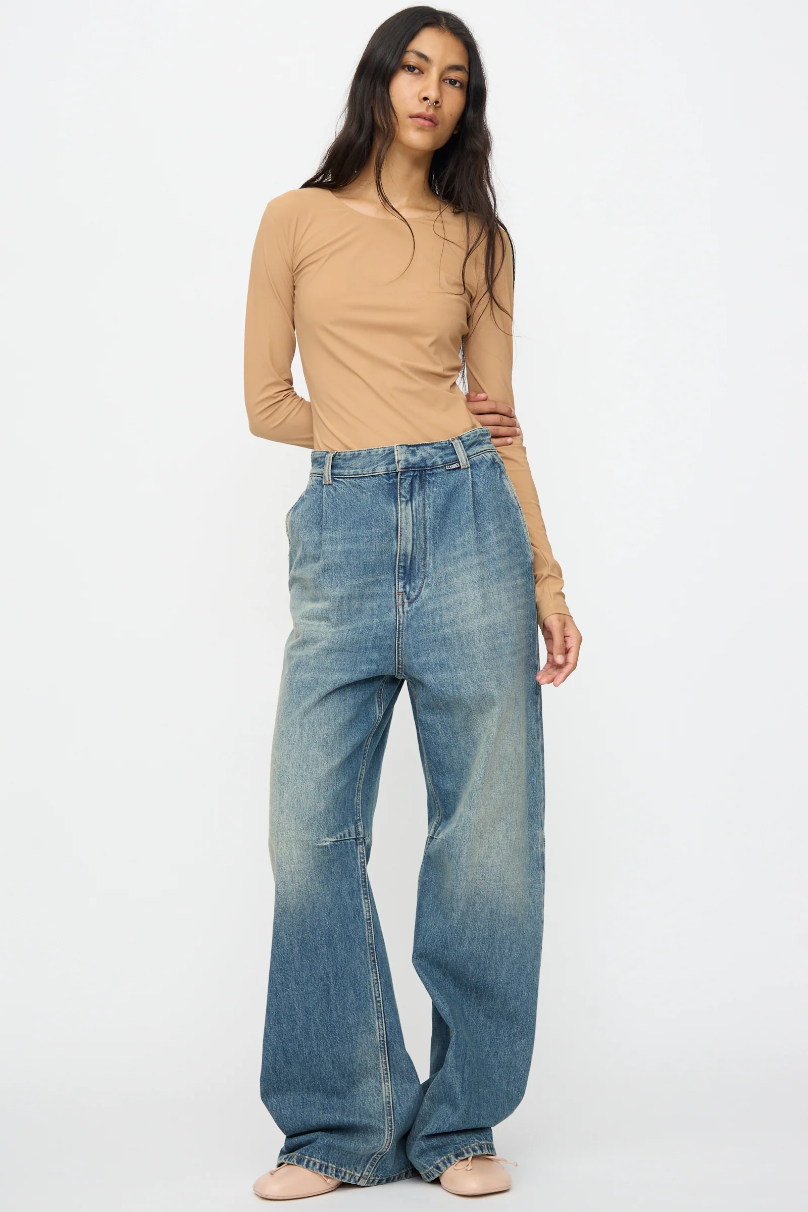 5 Pocket Pants in Blue - Image 7