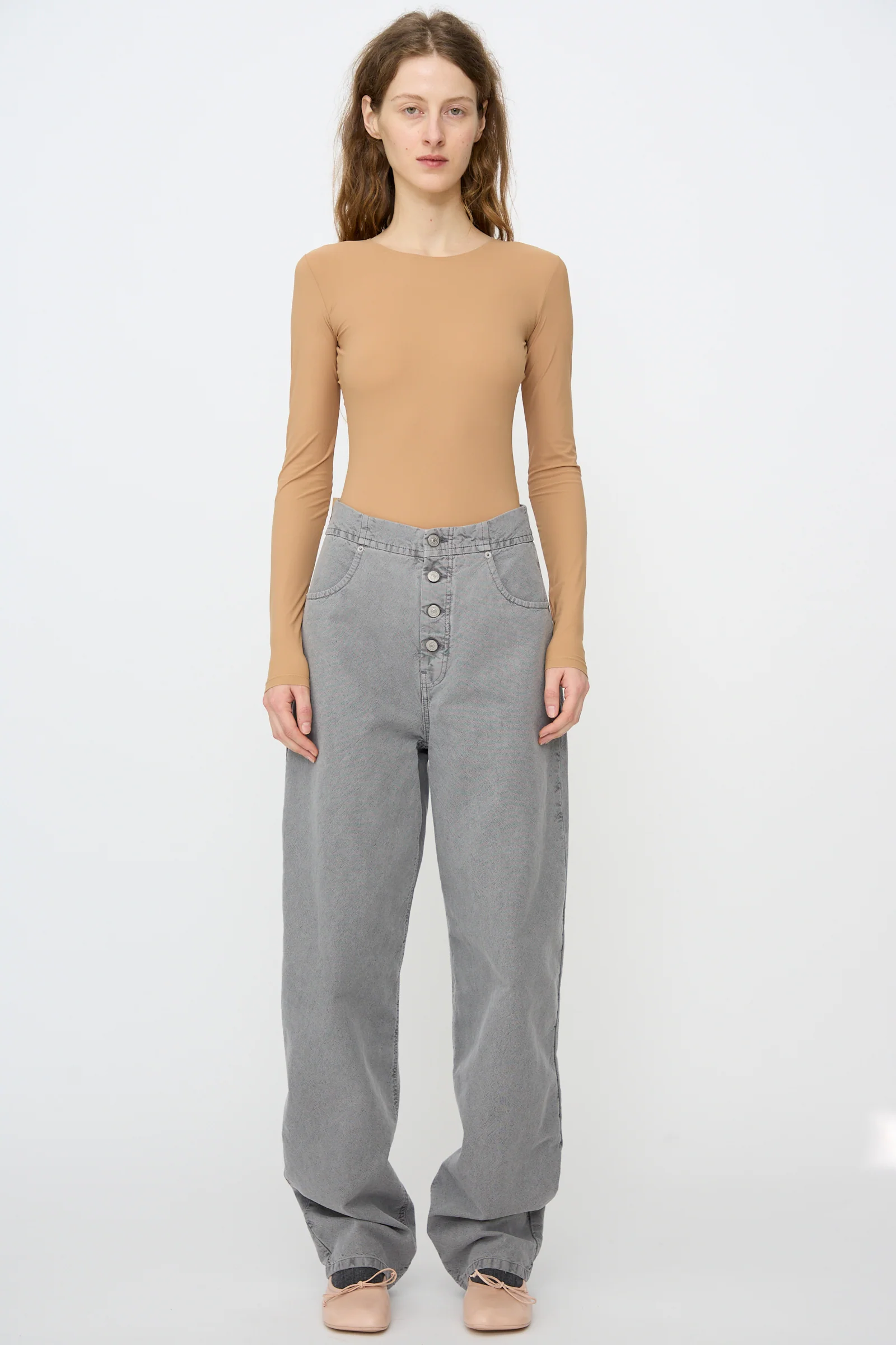 5 Pockets Pants in Grey - Image 4
