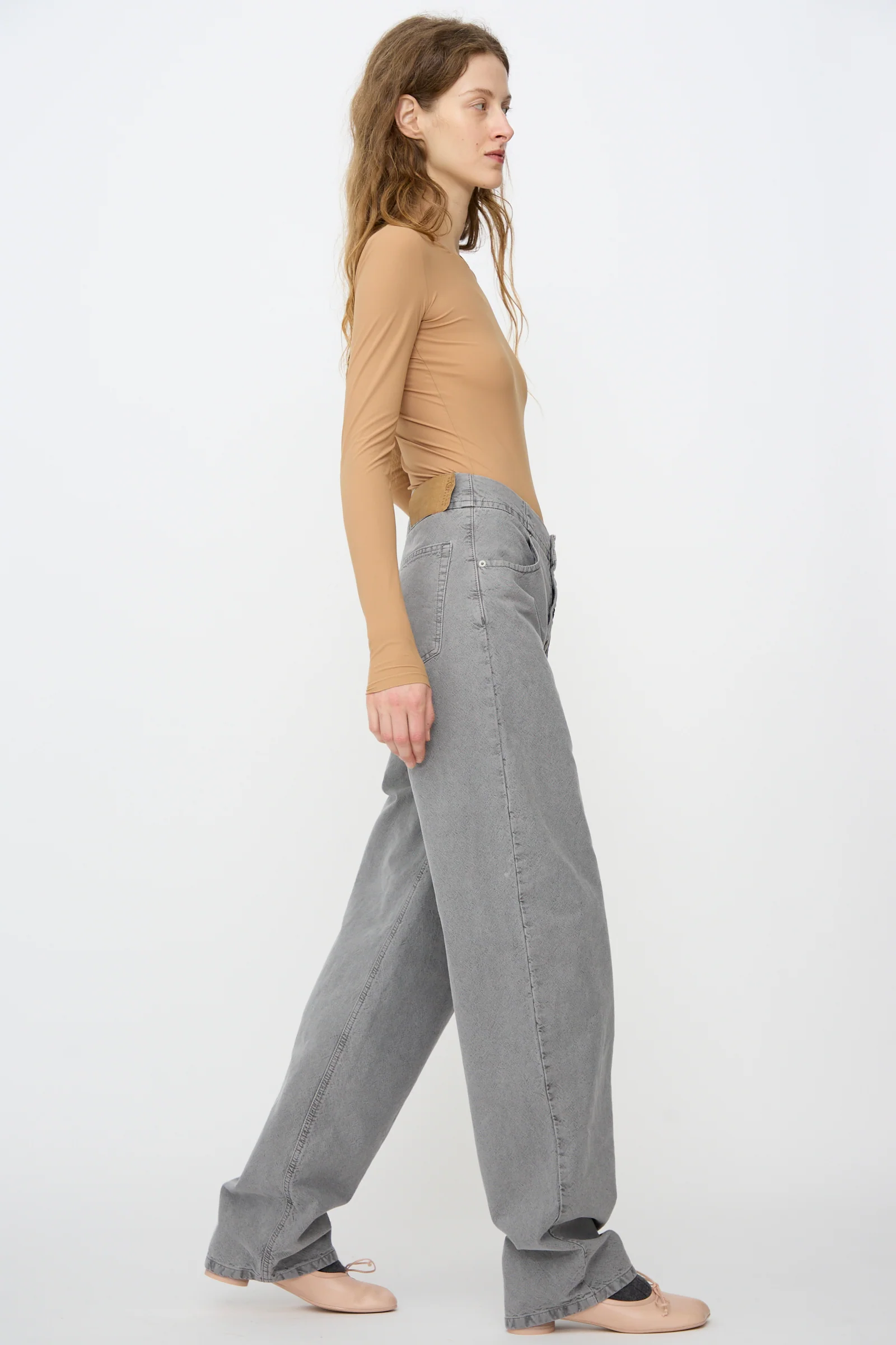 5 Pockets Pants in Grey - Image 5