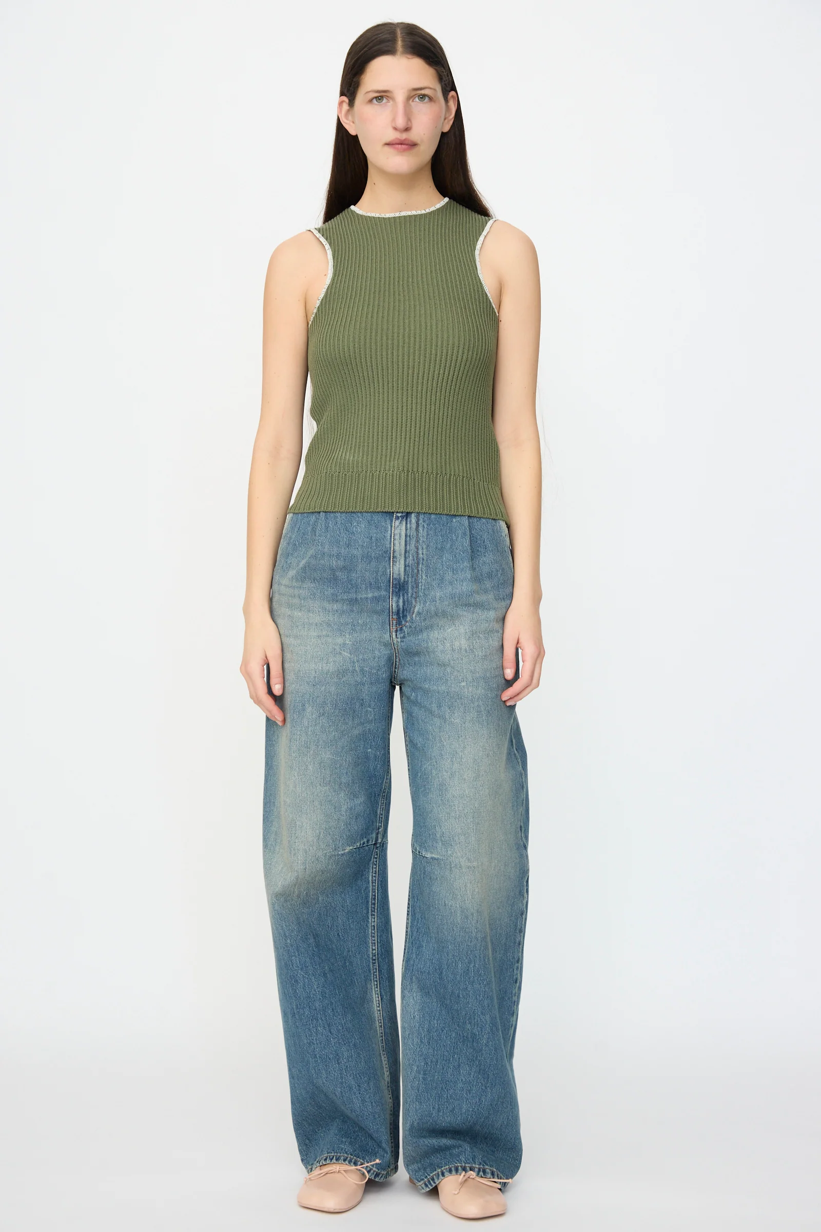 Top in Khaki - Image 2