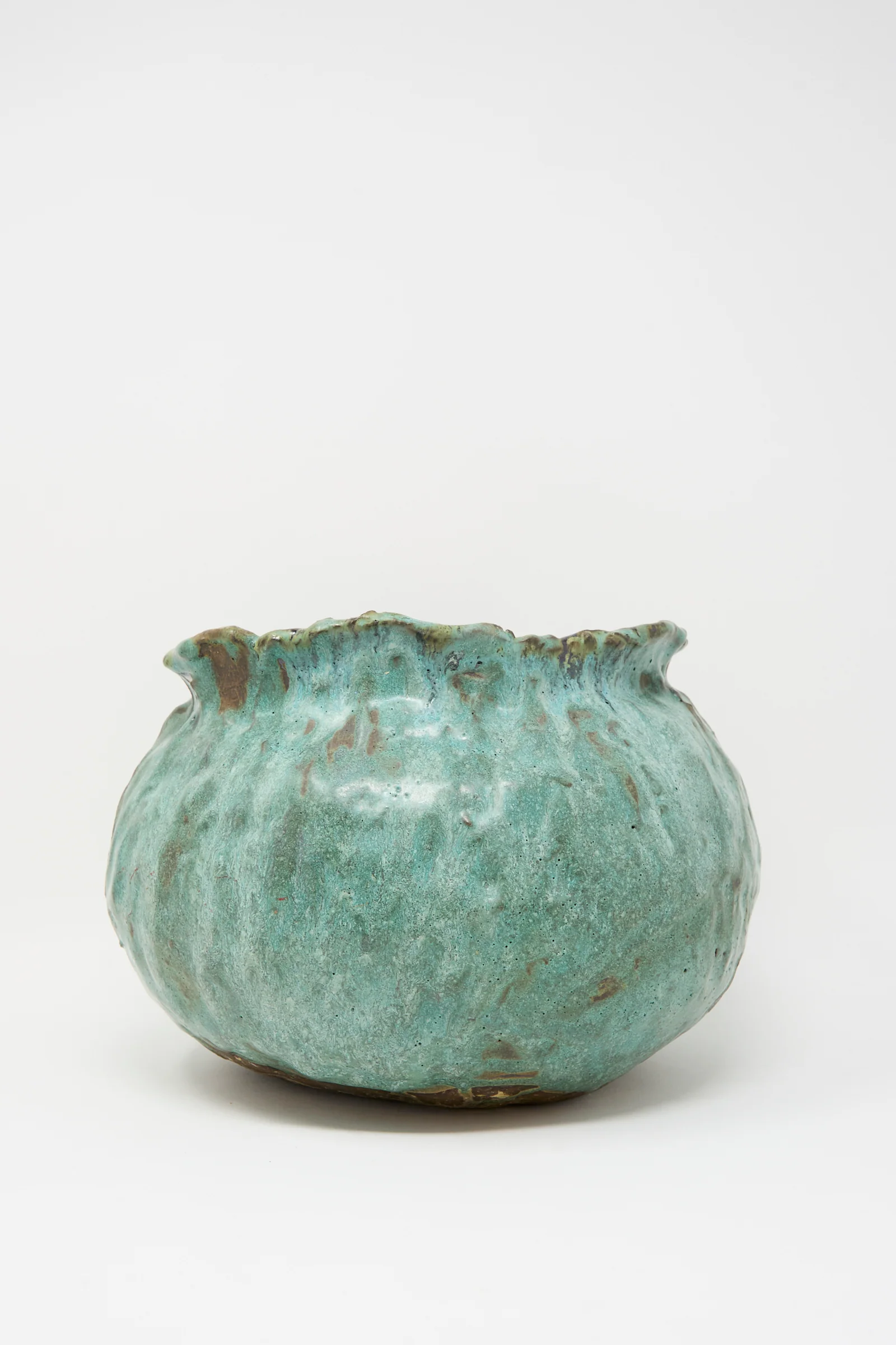 Coiled Urn in Green