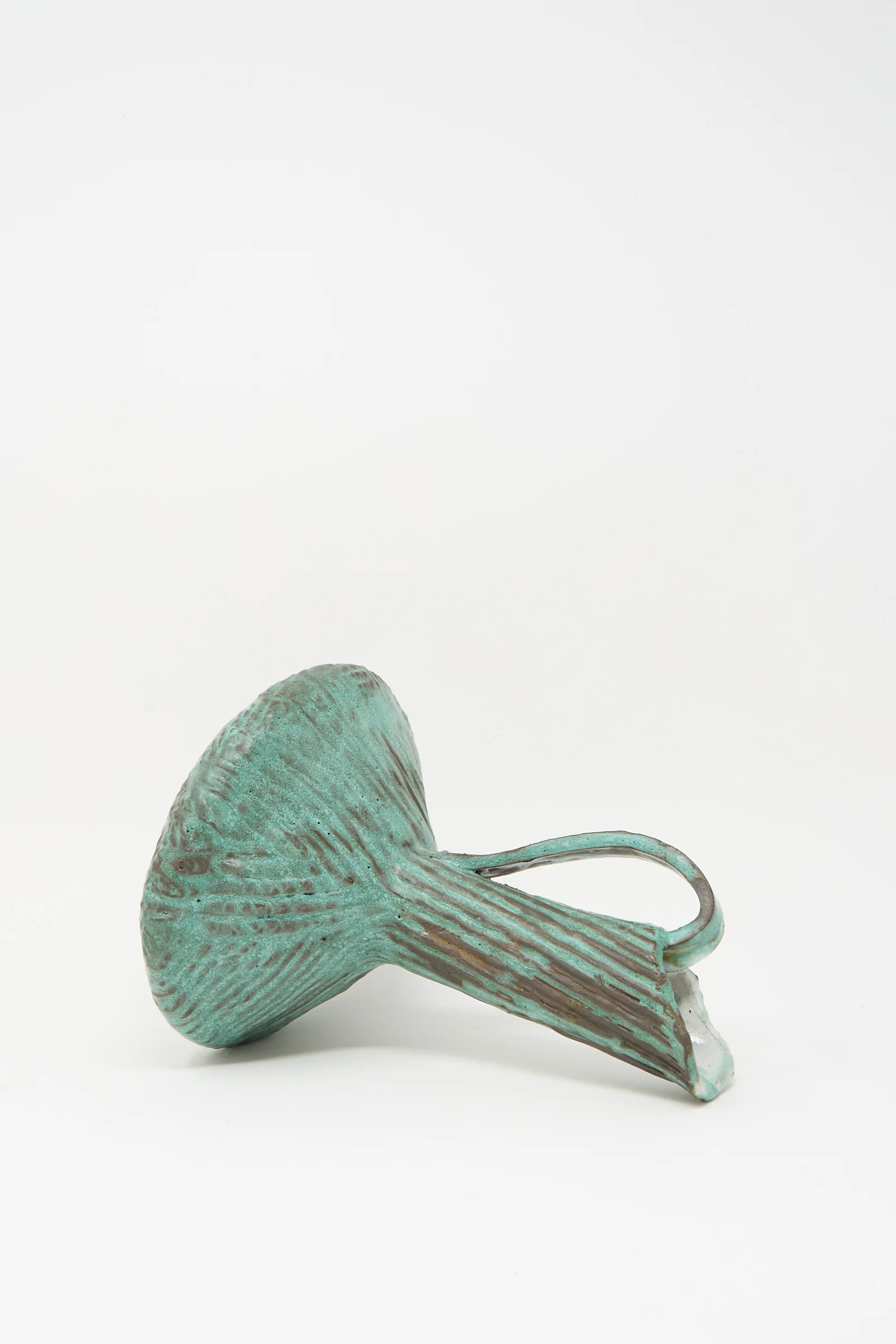 Corrugated Pitcher in Green I - Image 5
