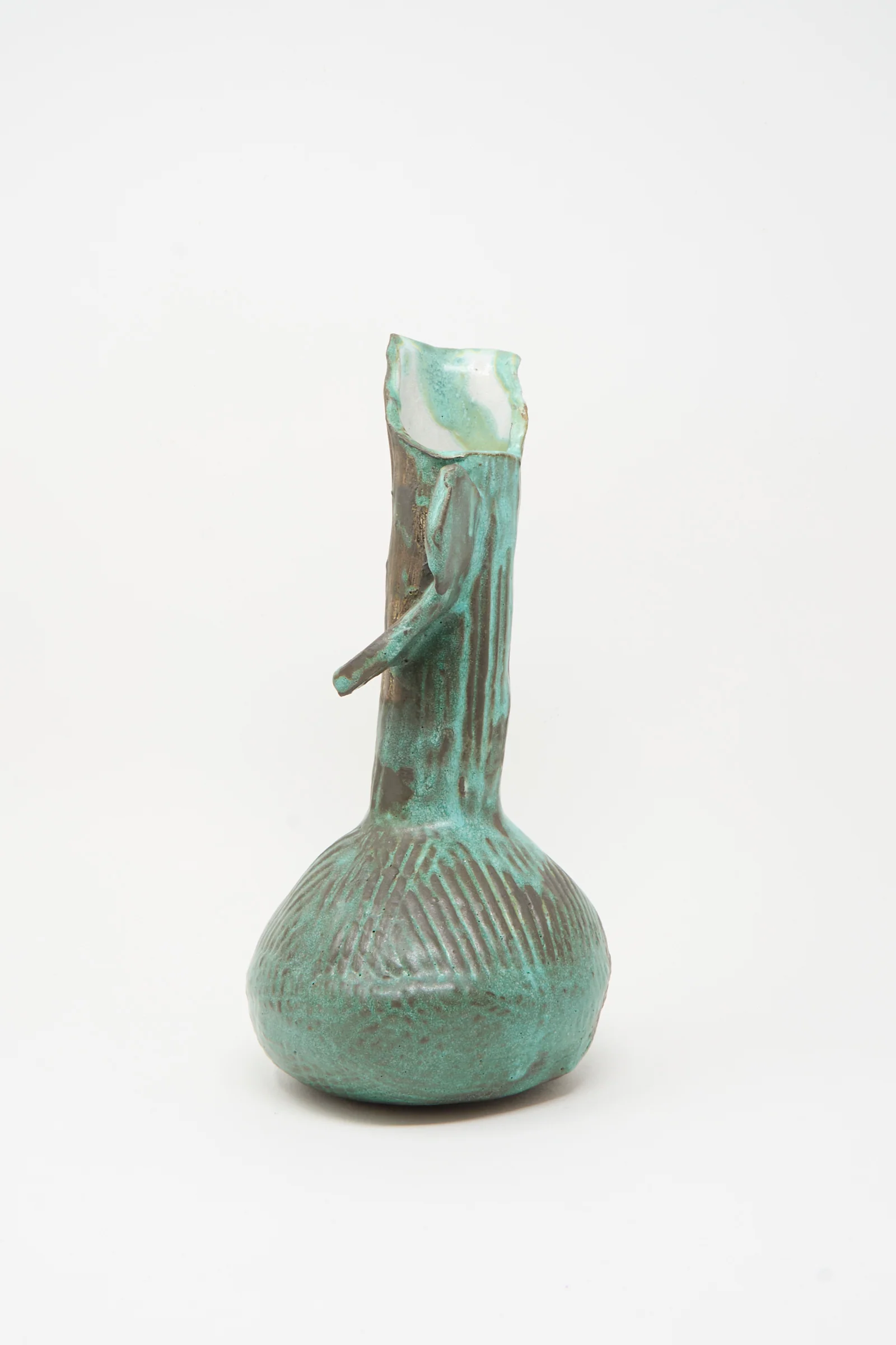 Corrugated Pitcher in Green II - Image 2