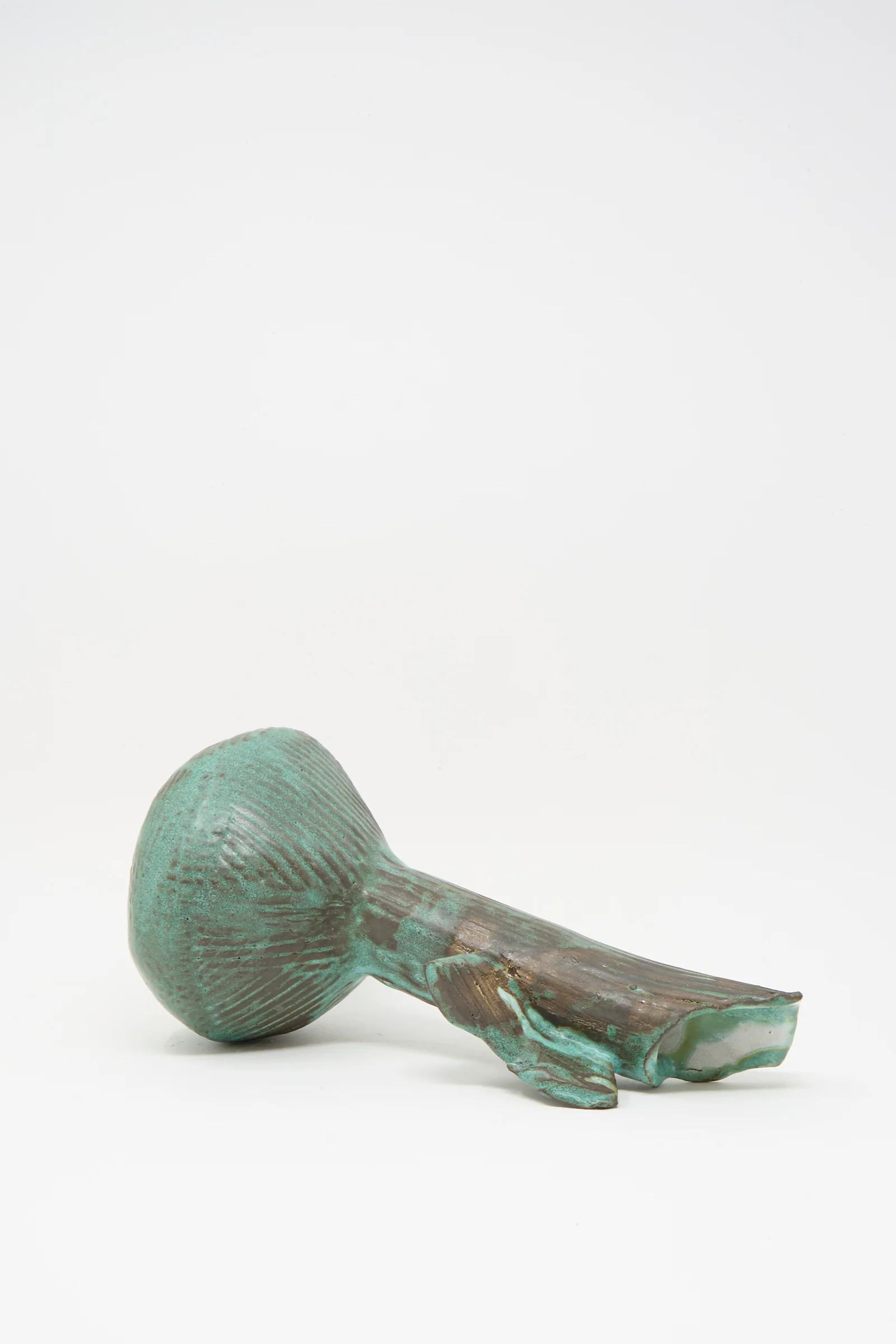 Corrugated Pitcher in Green II - Image 3