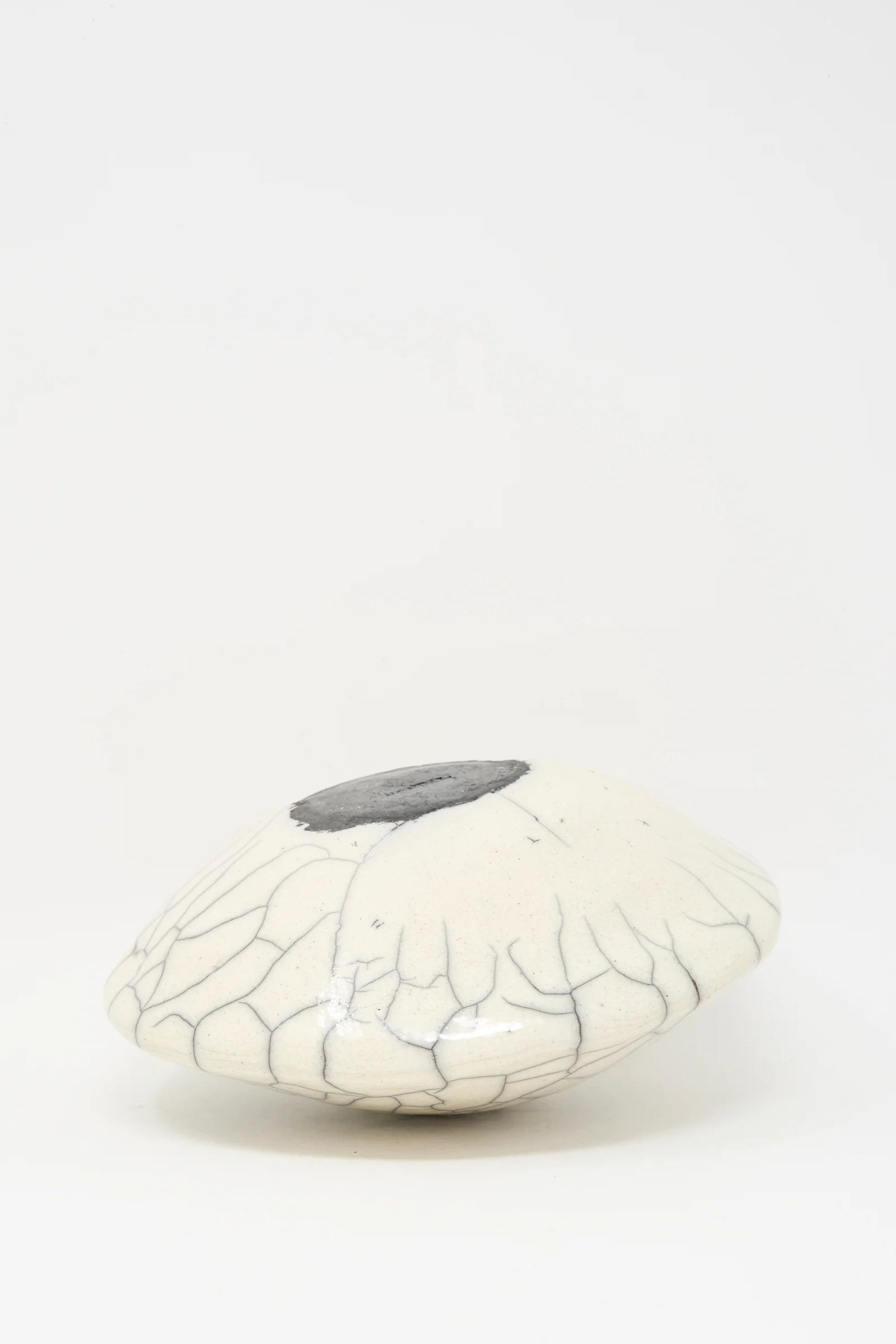 Raku Ikebana Vase Large - Image 4