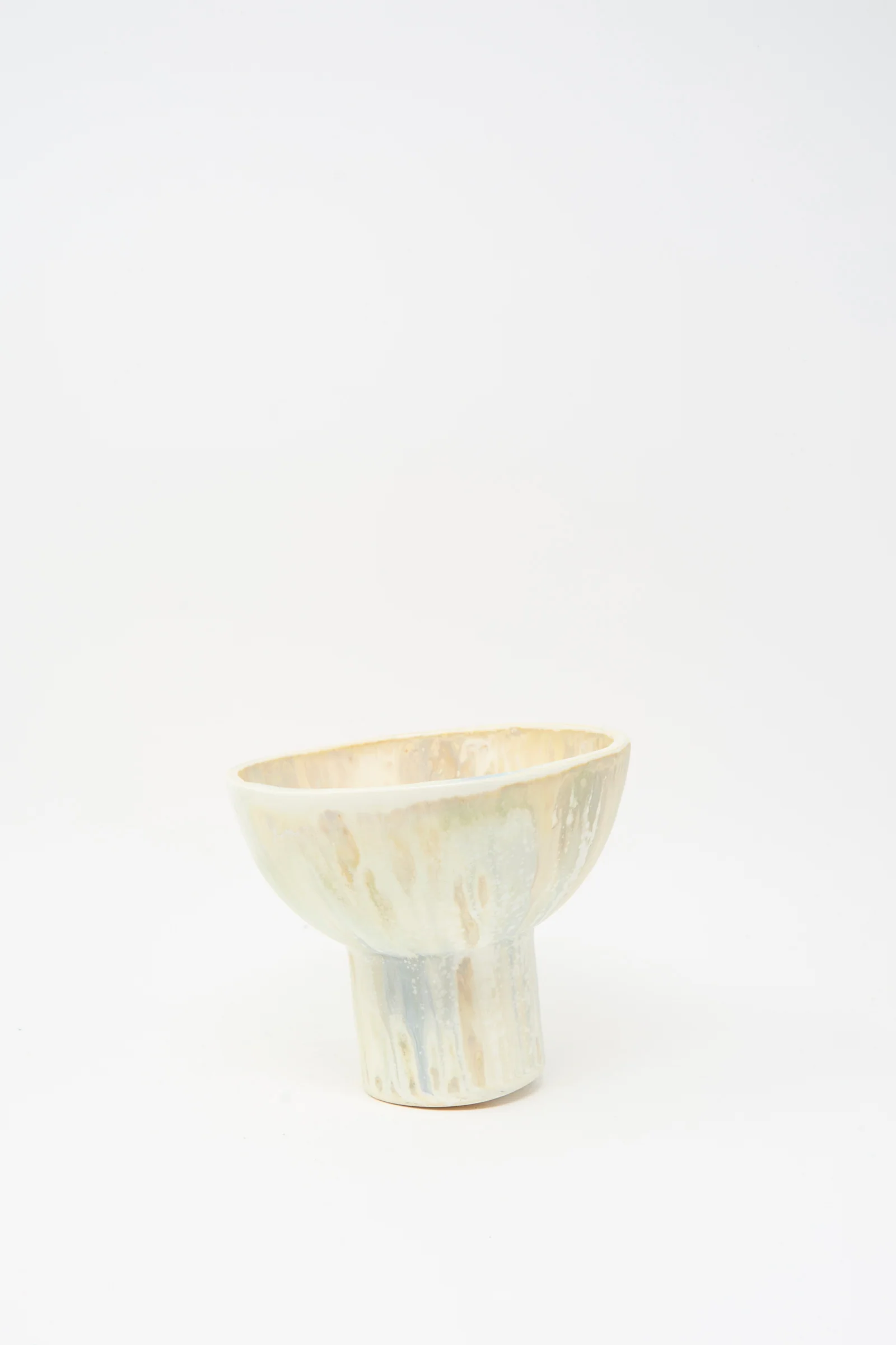 Soda-Fired Pedestal Bowl - Image 2