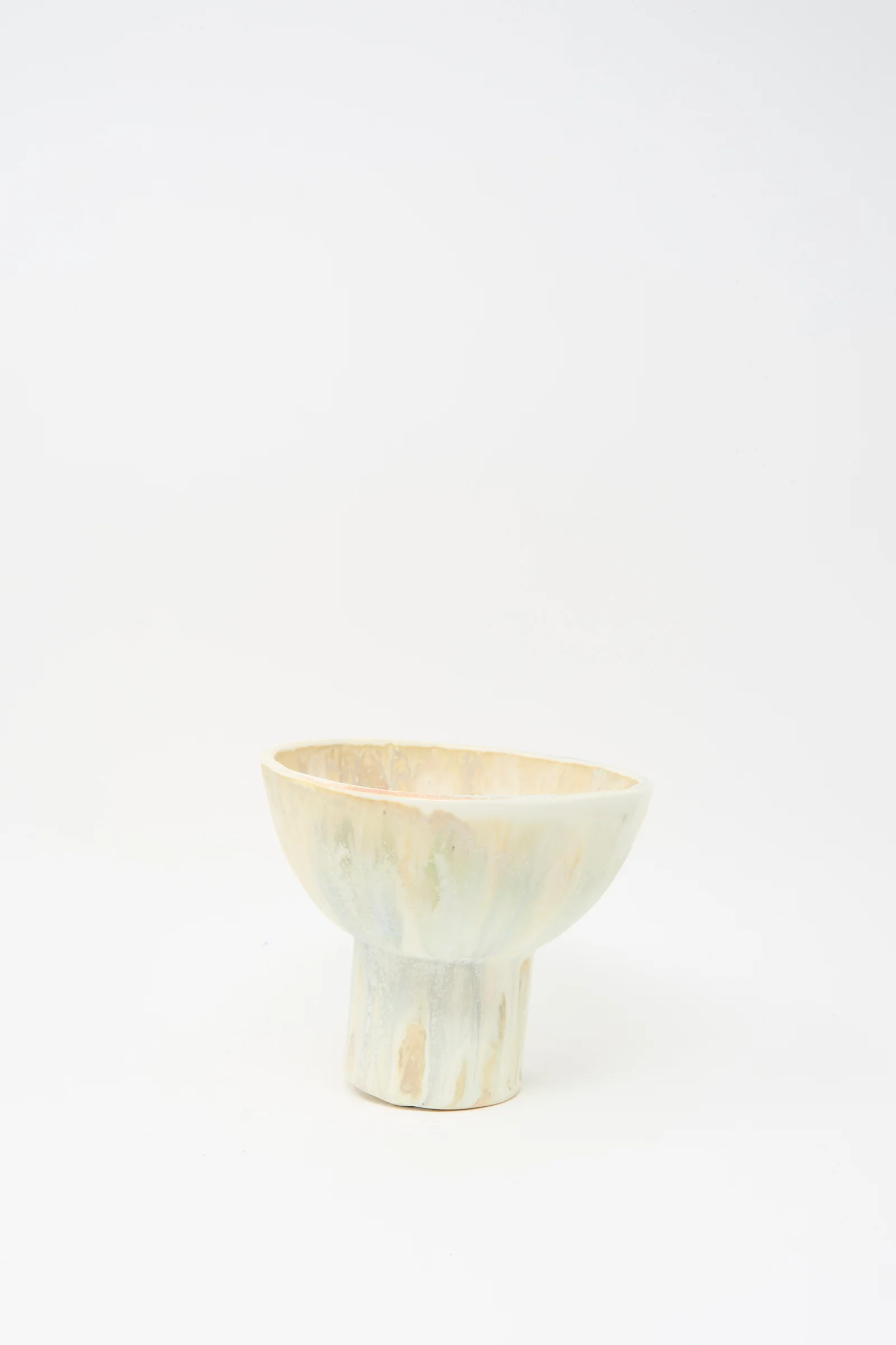 Soda-Fired Pedestal Bowl - Image 4