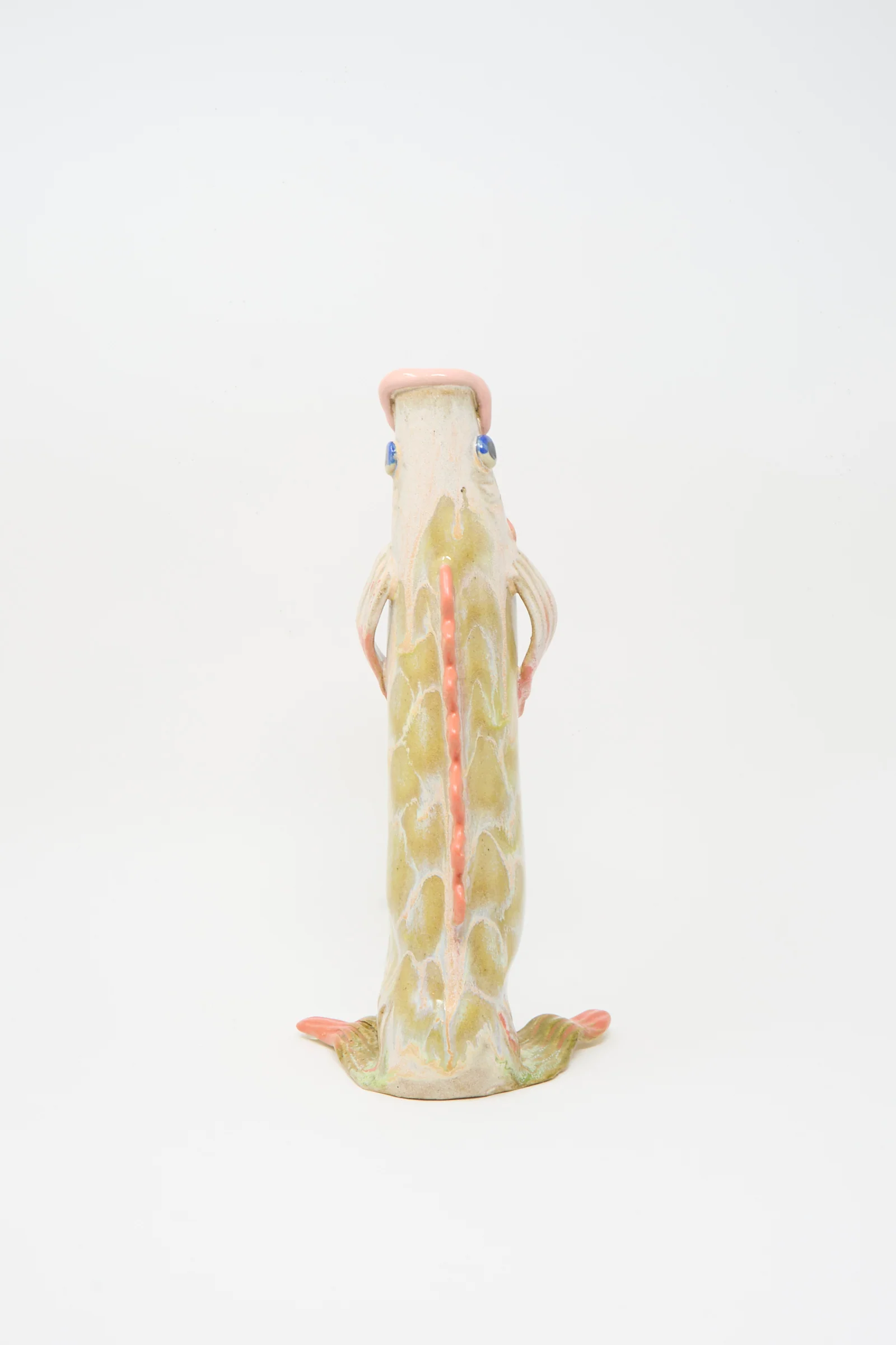 Fish Vase in Coral III - Image 5