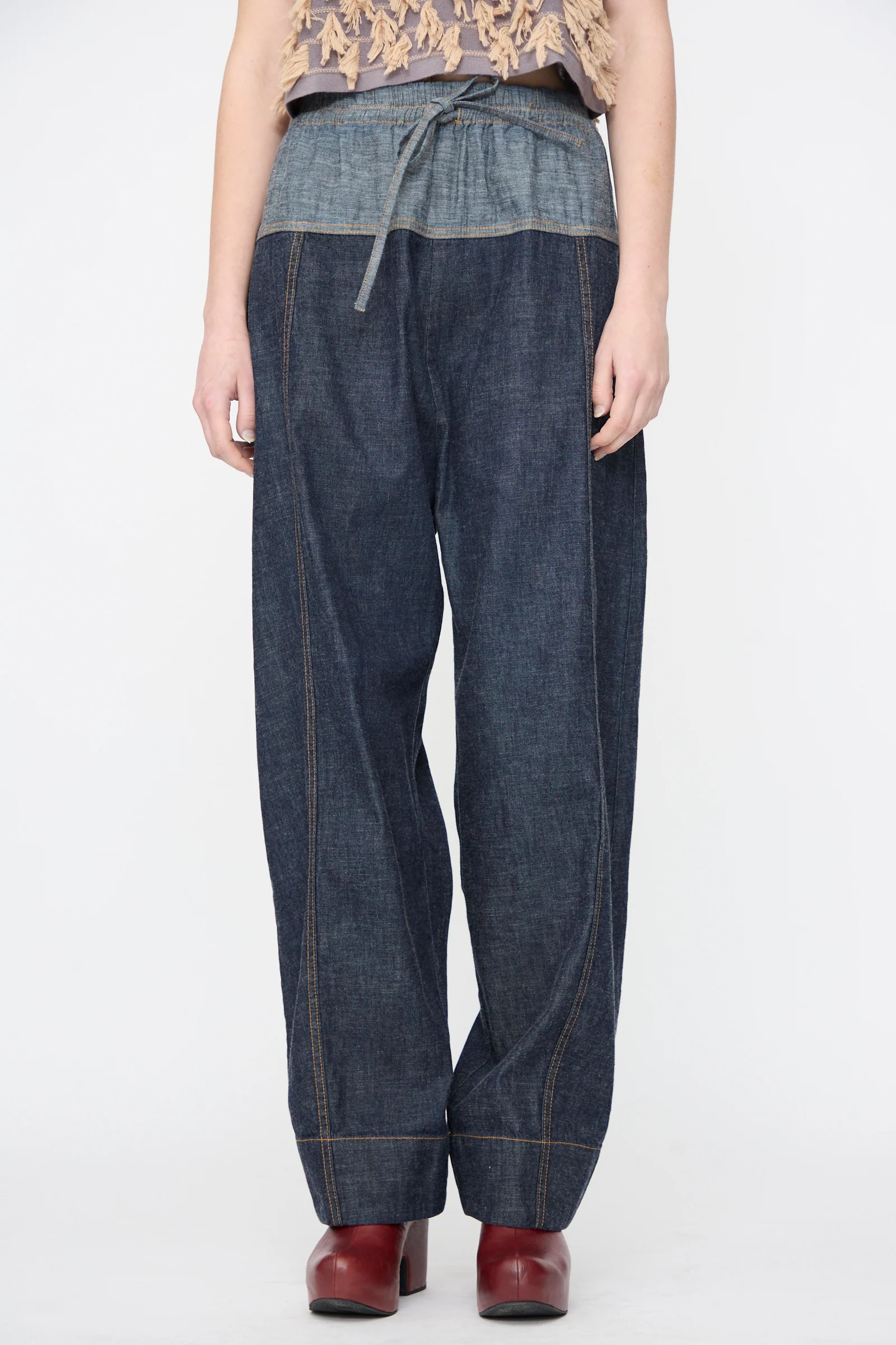 Ennu Pant in Indigo - Image 2