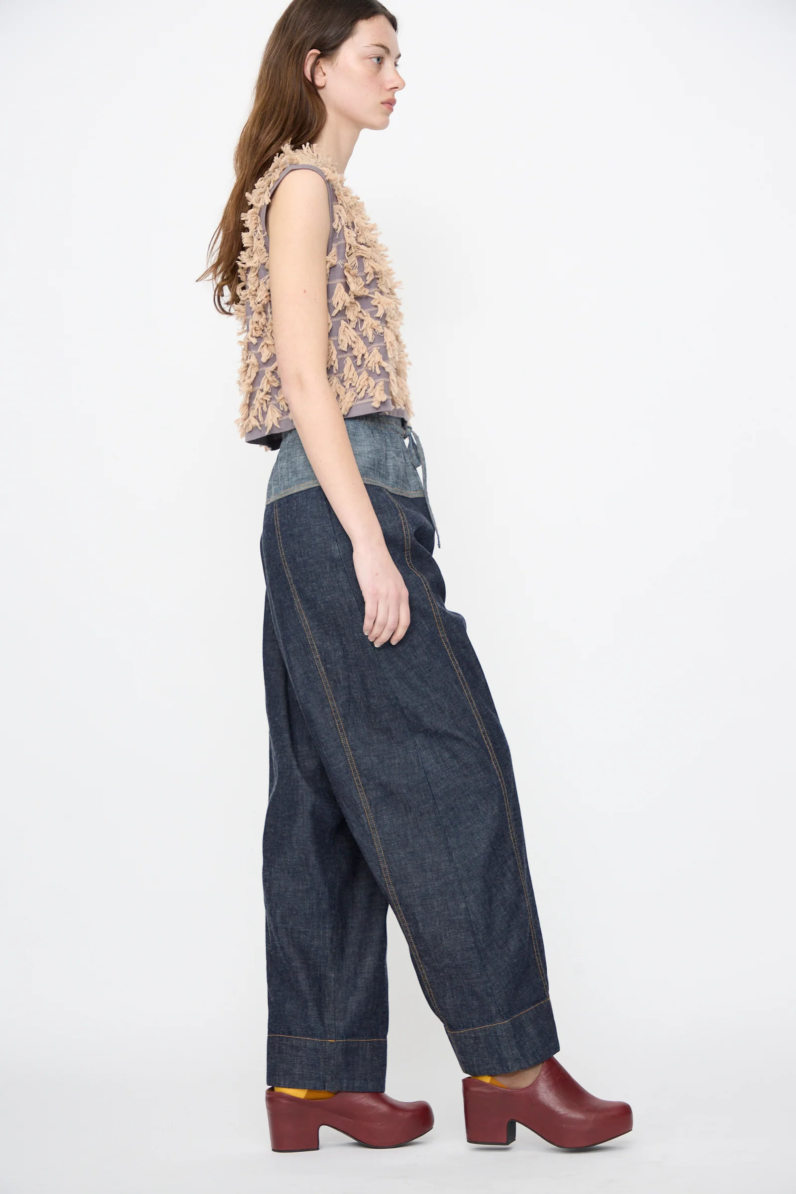 Ennu Pant in Indigo - Image 5