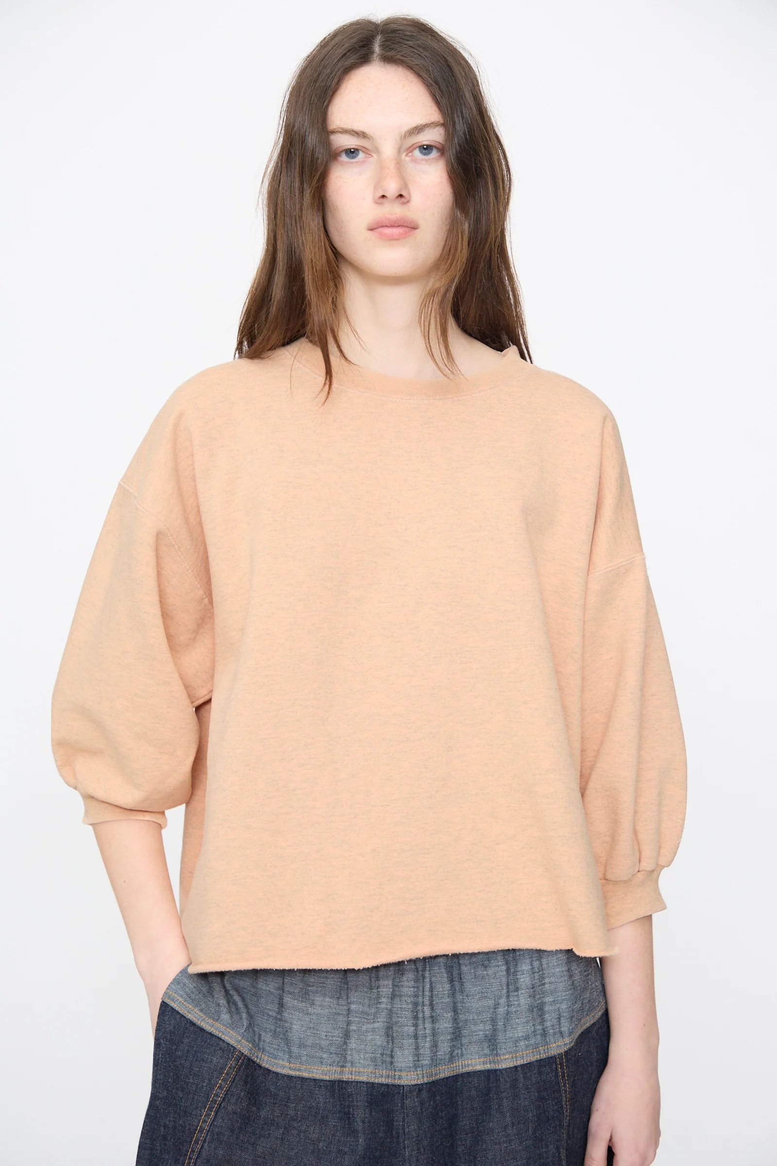 Fond Sweatshirt in Peach - Image 2