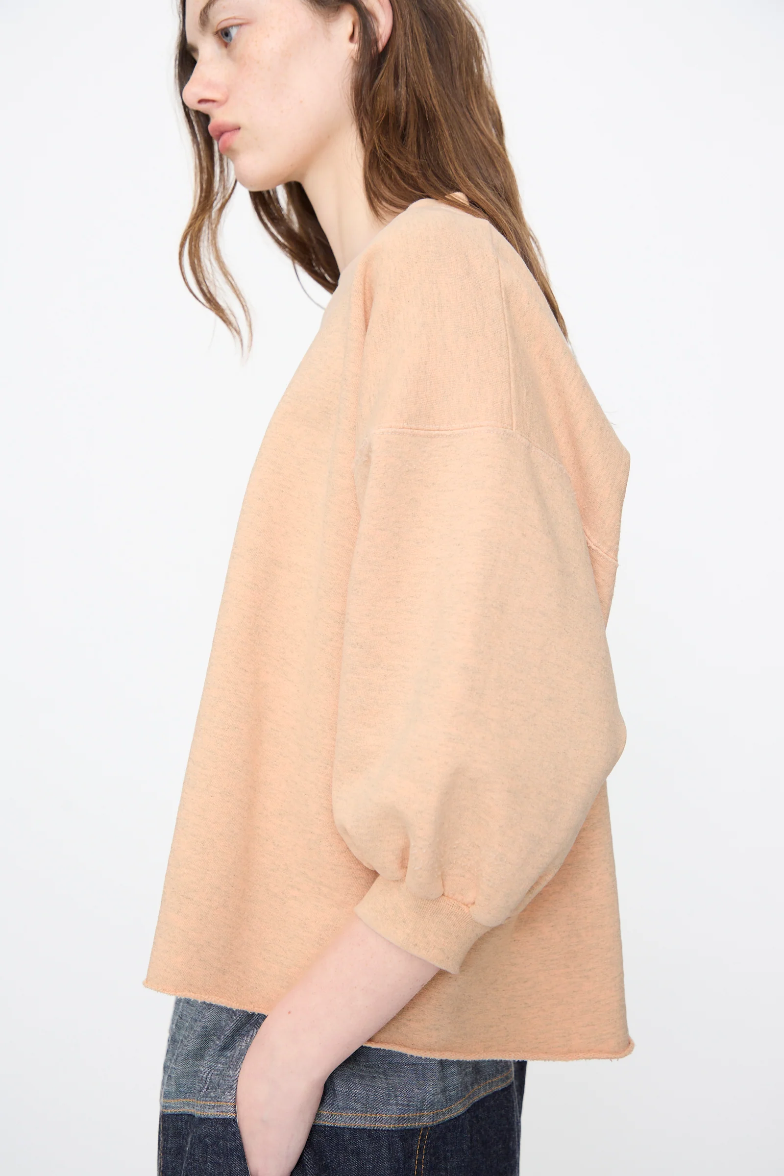 Fond Sweatshirt in Peach - Image 4