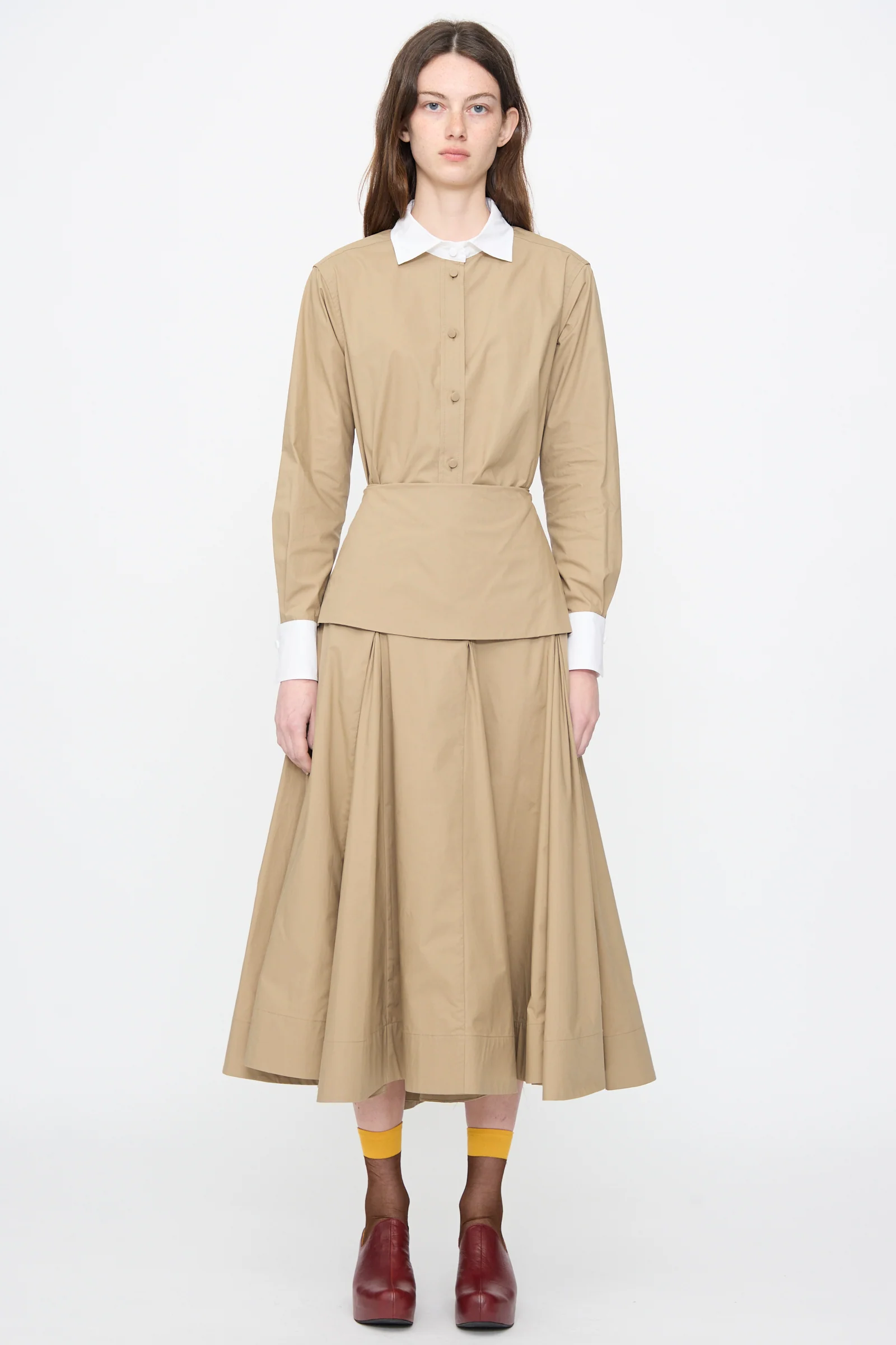Heni Skirt in Khaki - Image 3