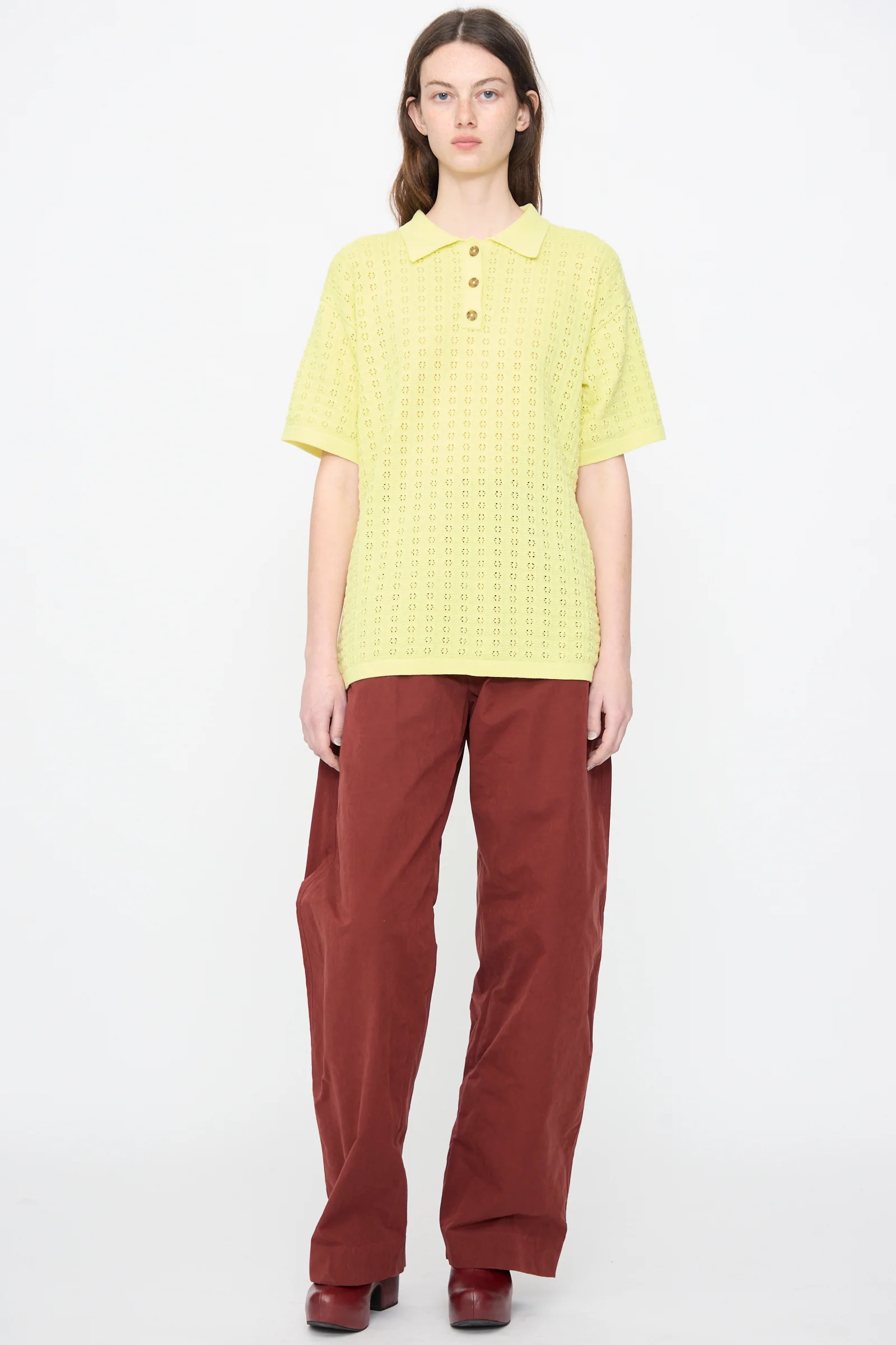 Lyson Pant in Garnet - Image 5