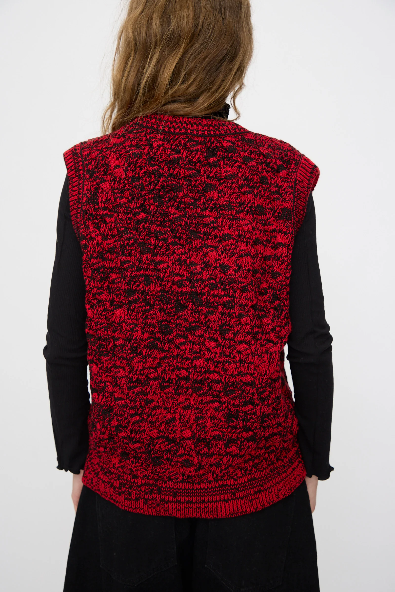 Mati Vest in Red Marle - Image 6