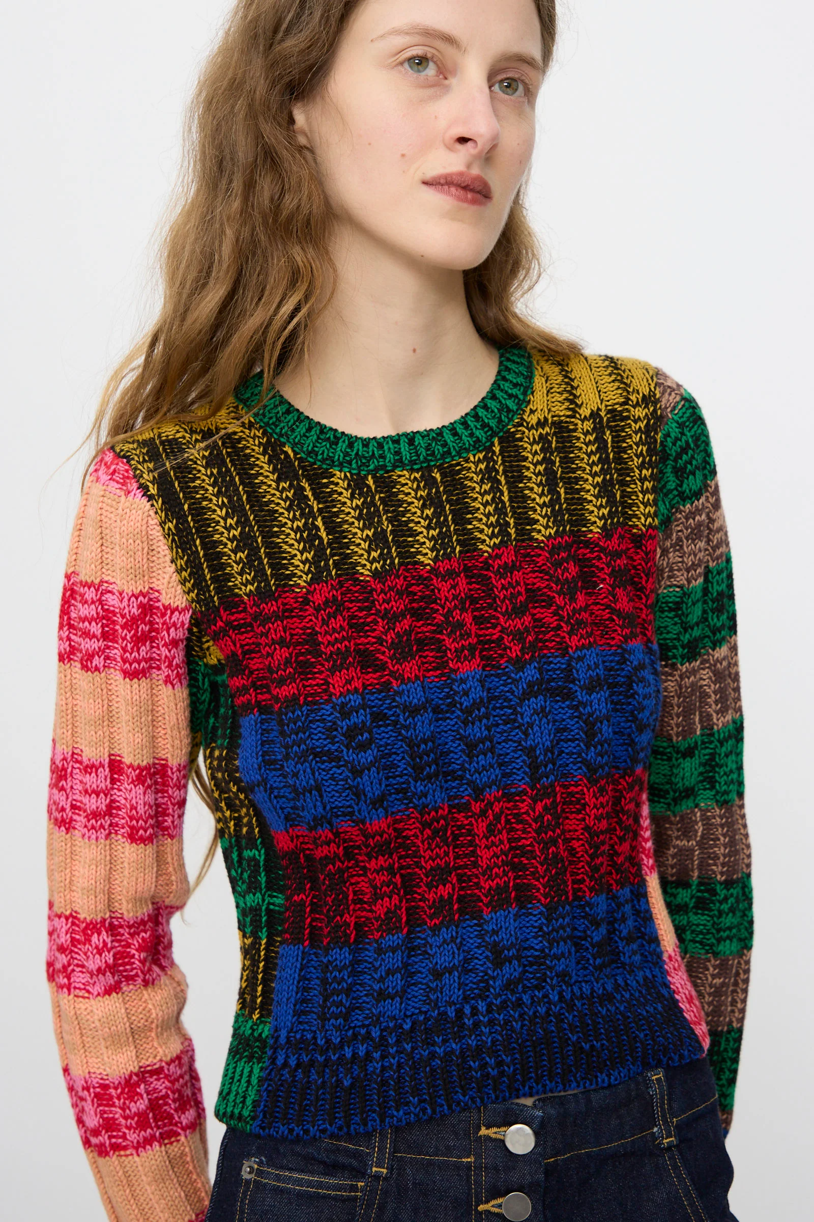Muna Pullover in Stripe Multi - Image 5