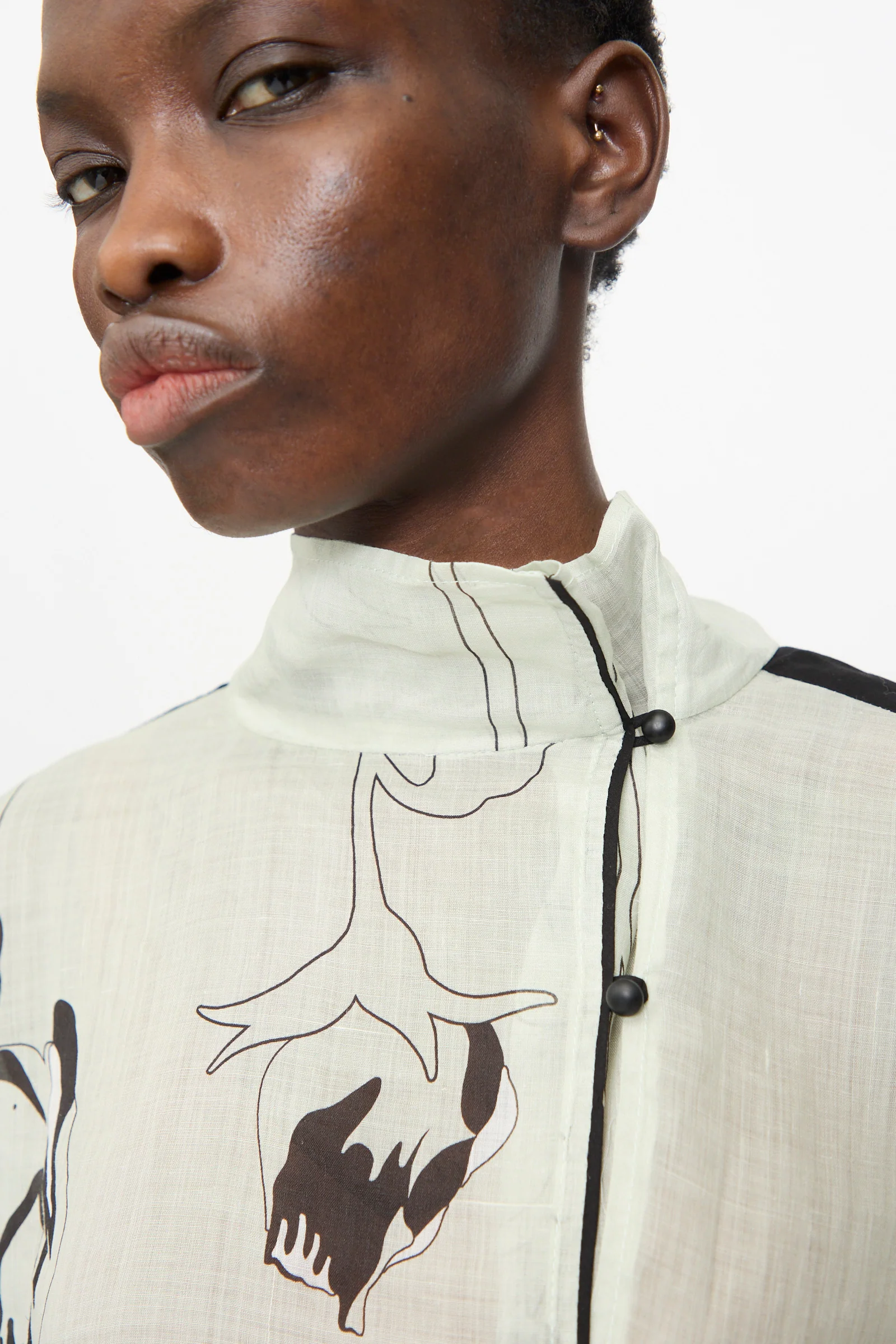 Wanson Top in Dove - Image 2