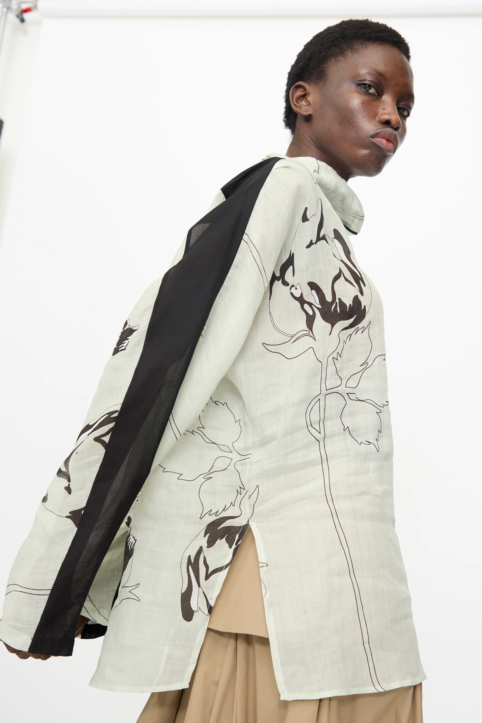 Wanson Top in Dove - Image 4