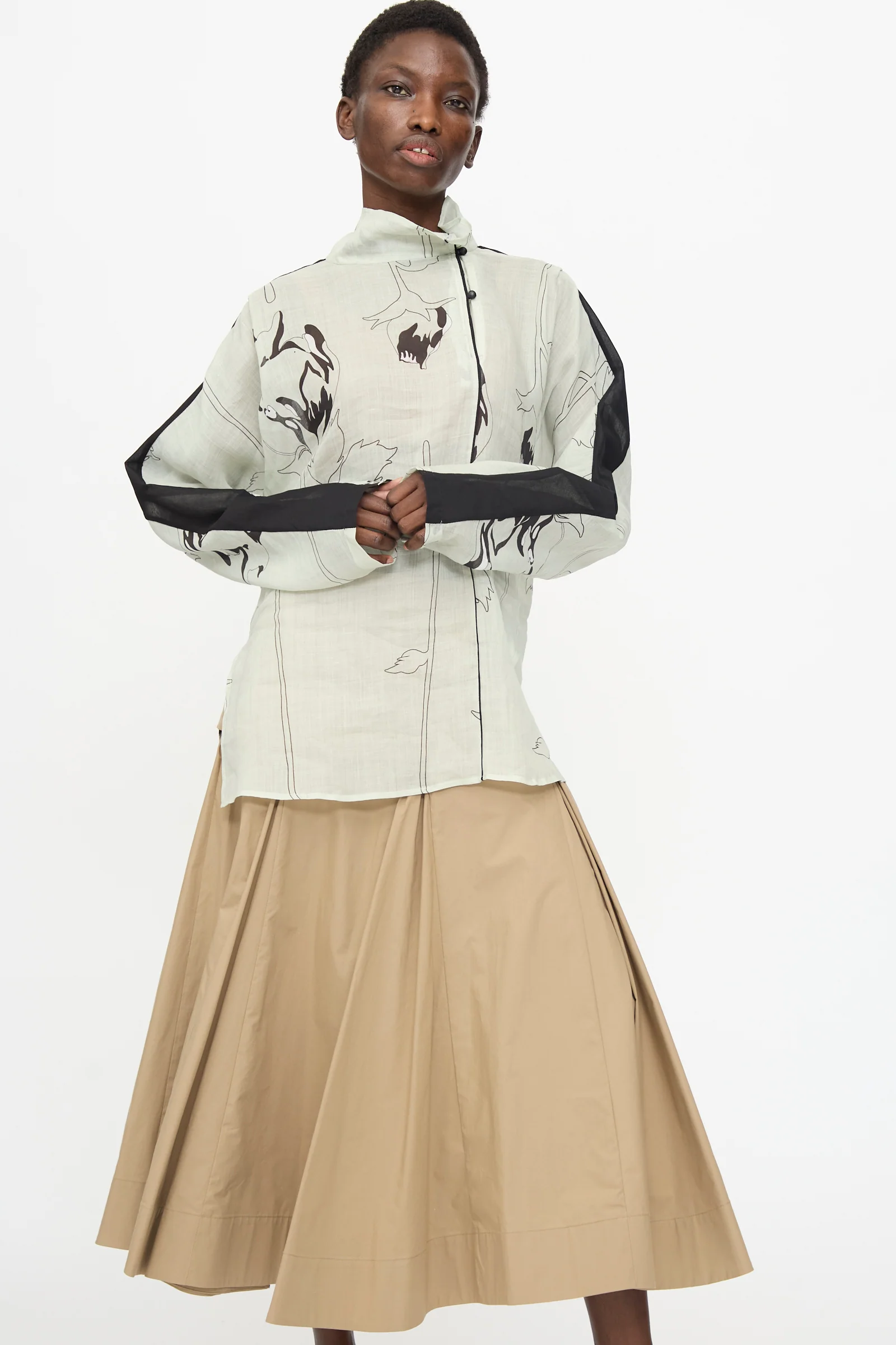Wanson Top in Dove - Image 7