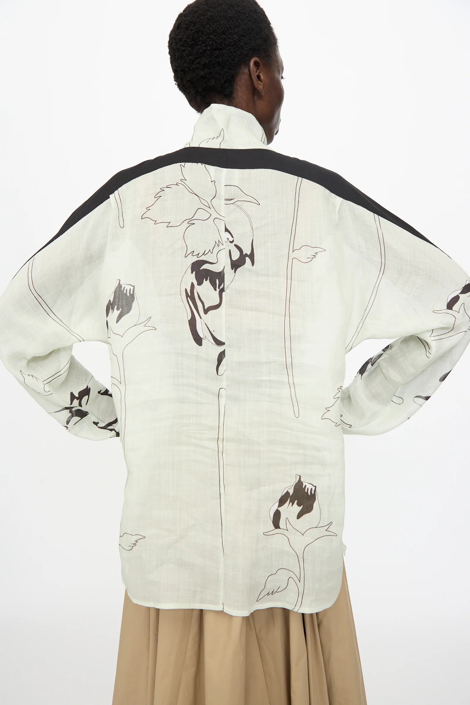 Wanson Top in Dove - Image 8