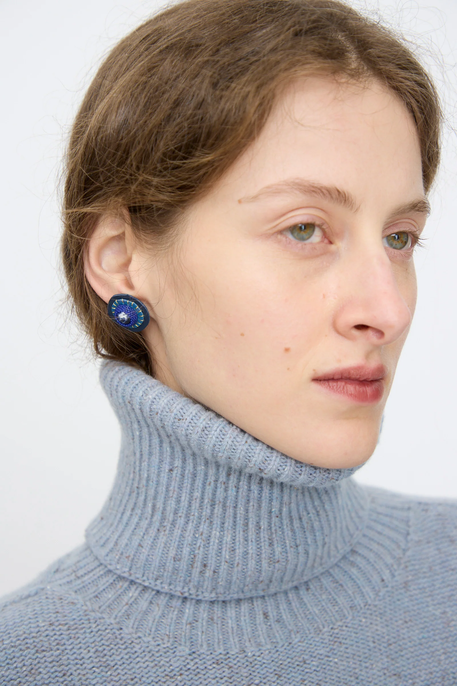 Stud Earrings in Sodalite - Image 3