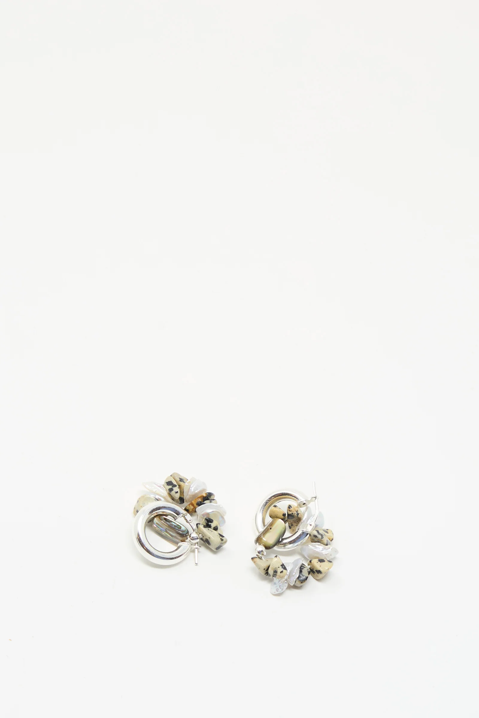 Che Bomba Earrings in Abalone Hoop - Image 3