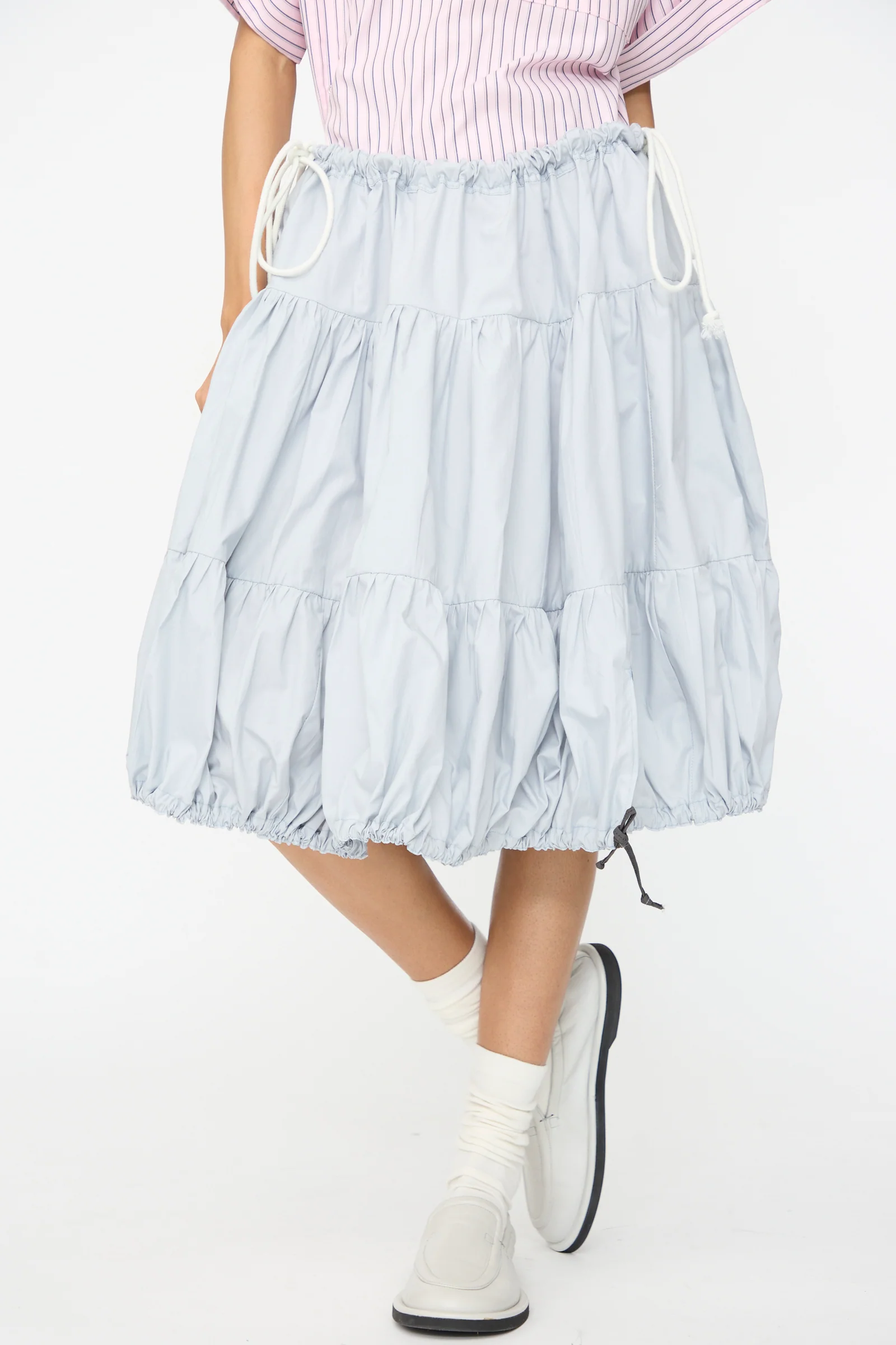 Cotton Poplin Ramble Skirt in Sonic - Image 2