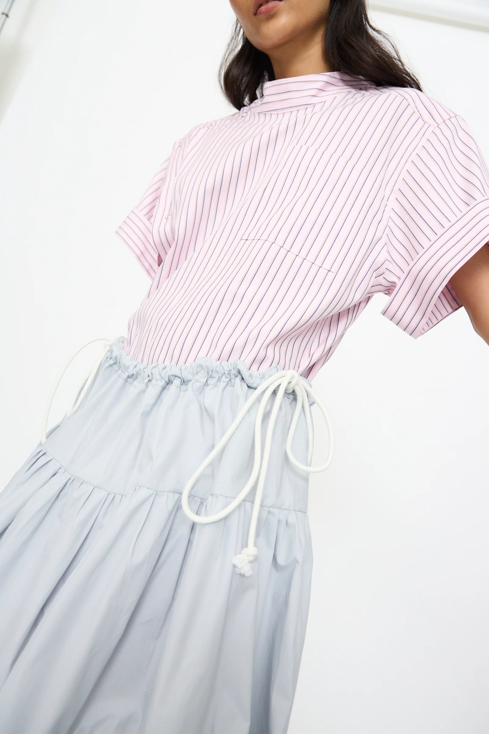 Cotton Poplin Ramble Skirt in Sonic - Image 3