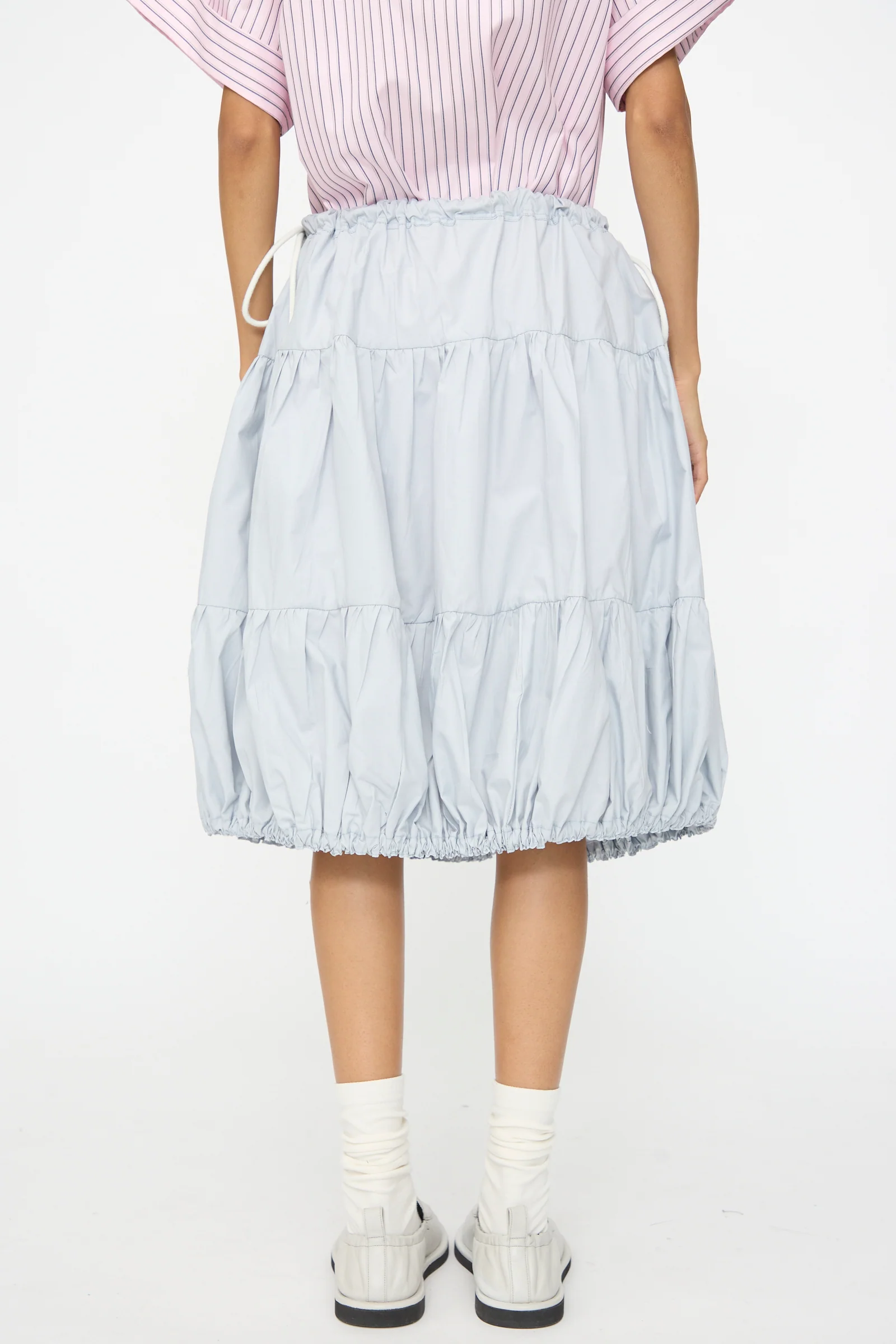 Cotton Poplin Ramble Skirt in Sonic - Image 8